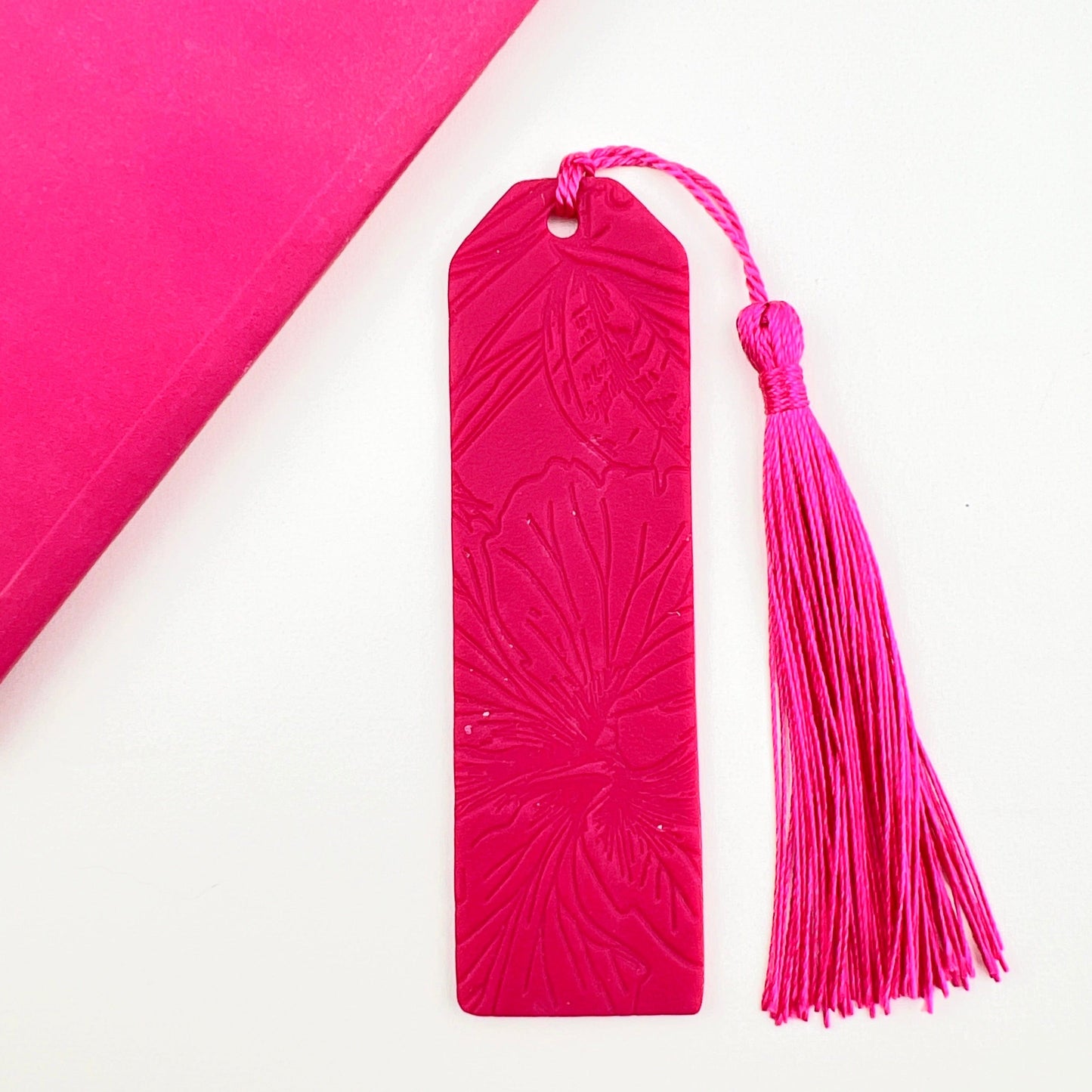 Bookmarks Pink Floral Short Three Edge Bookmarks
