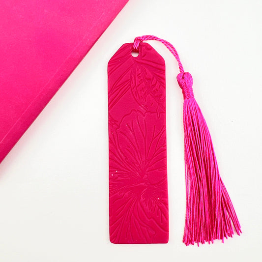 Bookmarks Pink Floral Short Three Edge Bookmarks