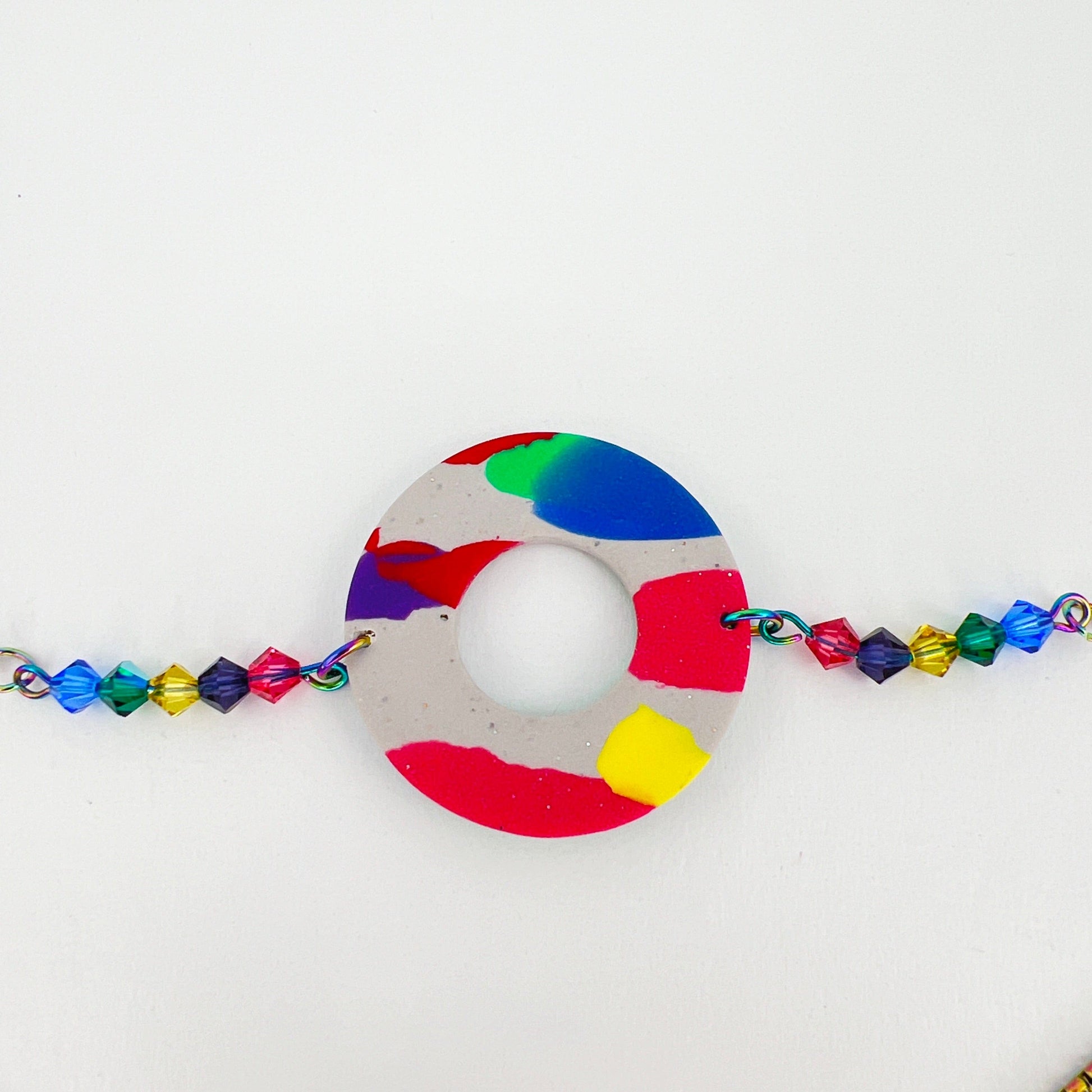 Bracelets Beaded Circle Adjustable Chain Bracelet