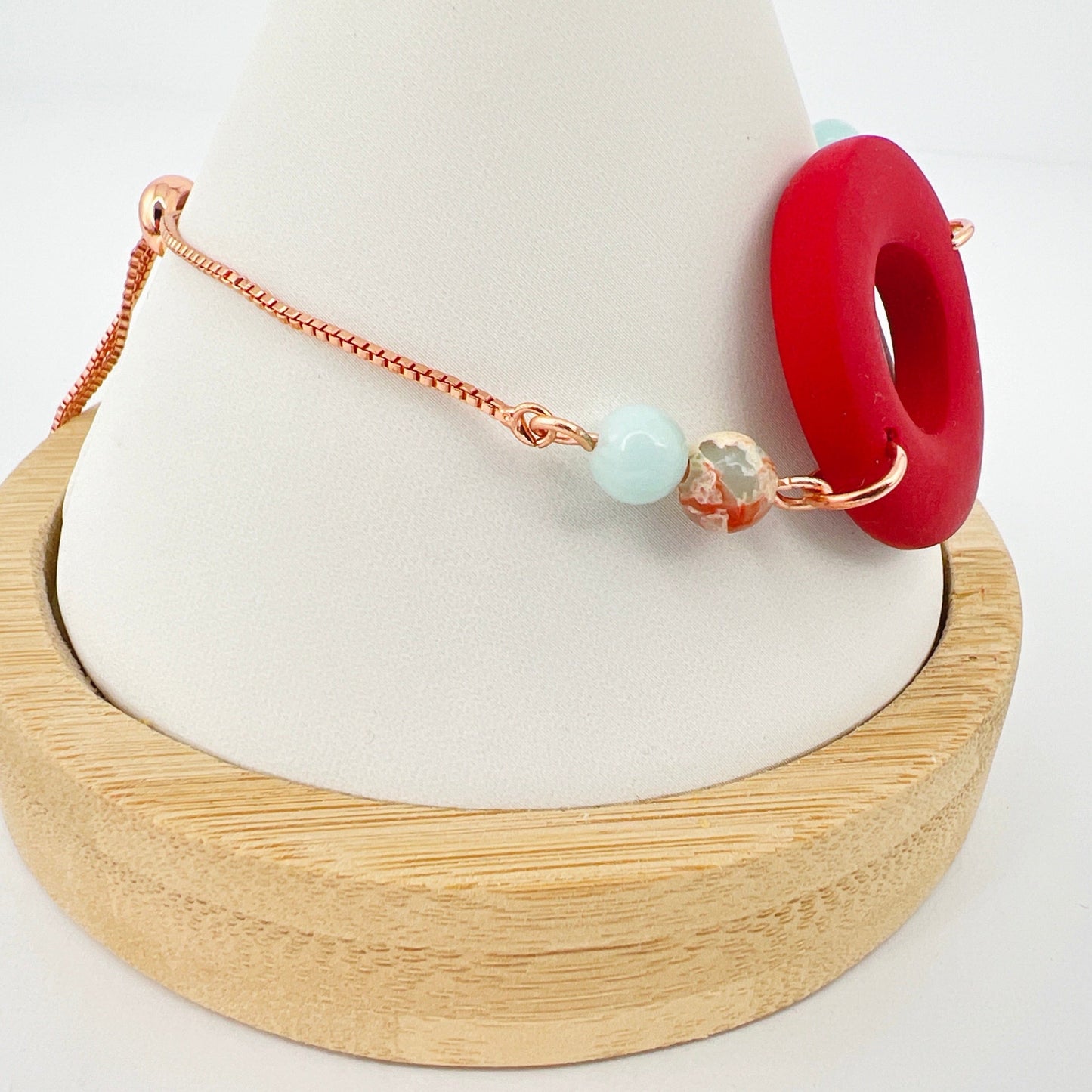 Bracelets Beaded Circle Adjustable Chain Bracelet