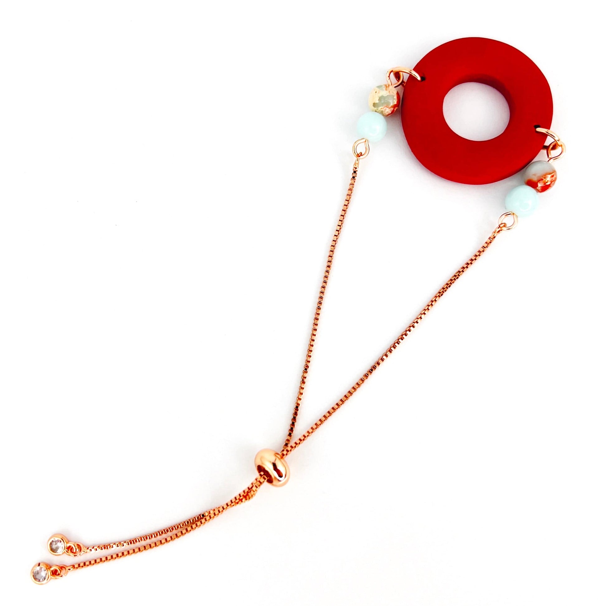 Bracelets Beaded Circle Adjustable Chain Bracelet