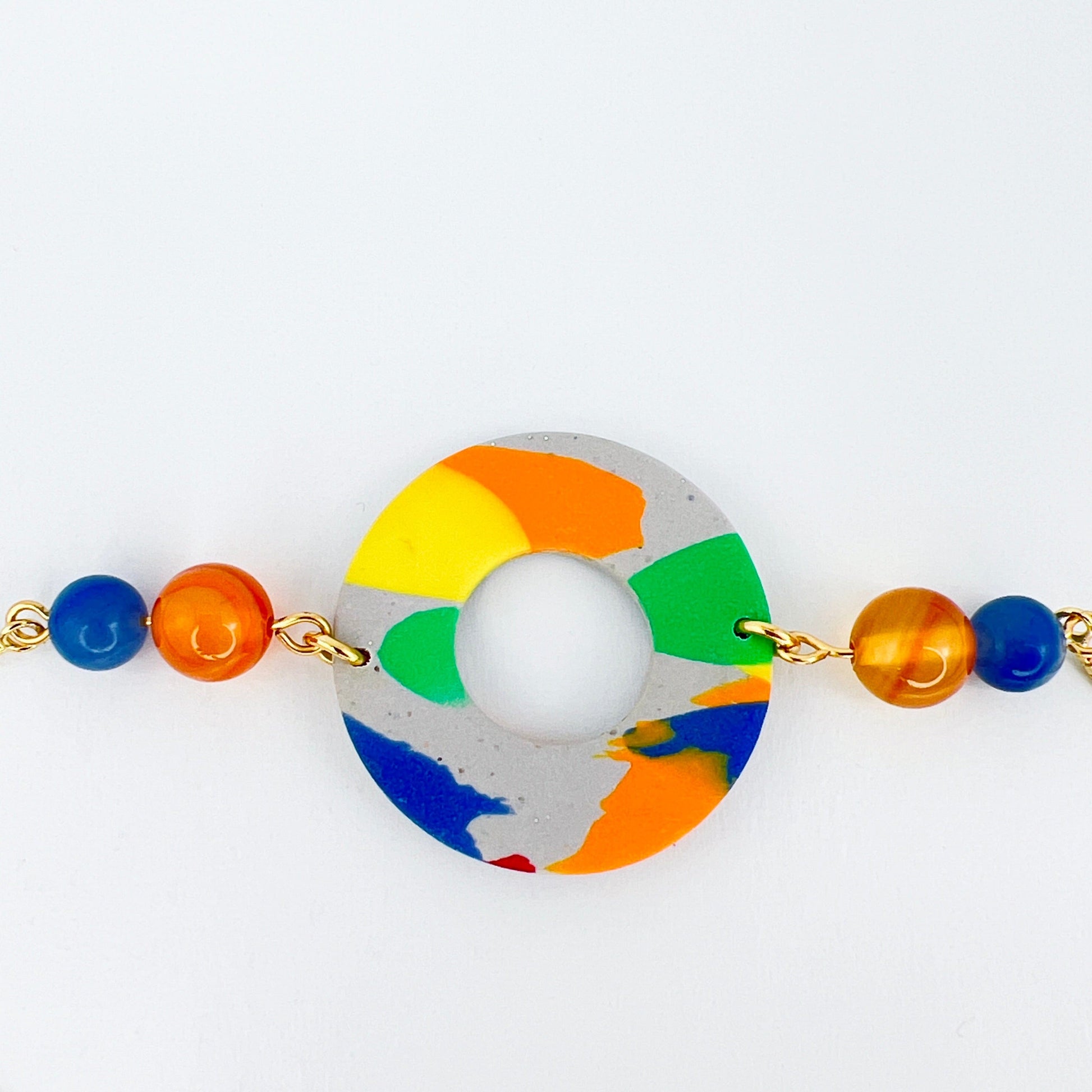 Bracelets Beaded Circle Adjustable Chain Bracelet