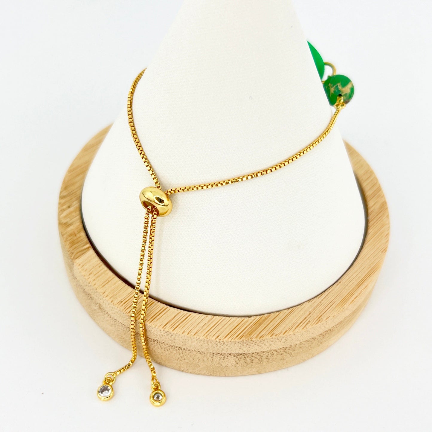 Bracelets Beaded Circle Adjustable Chain Bracelet