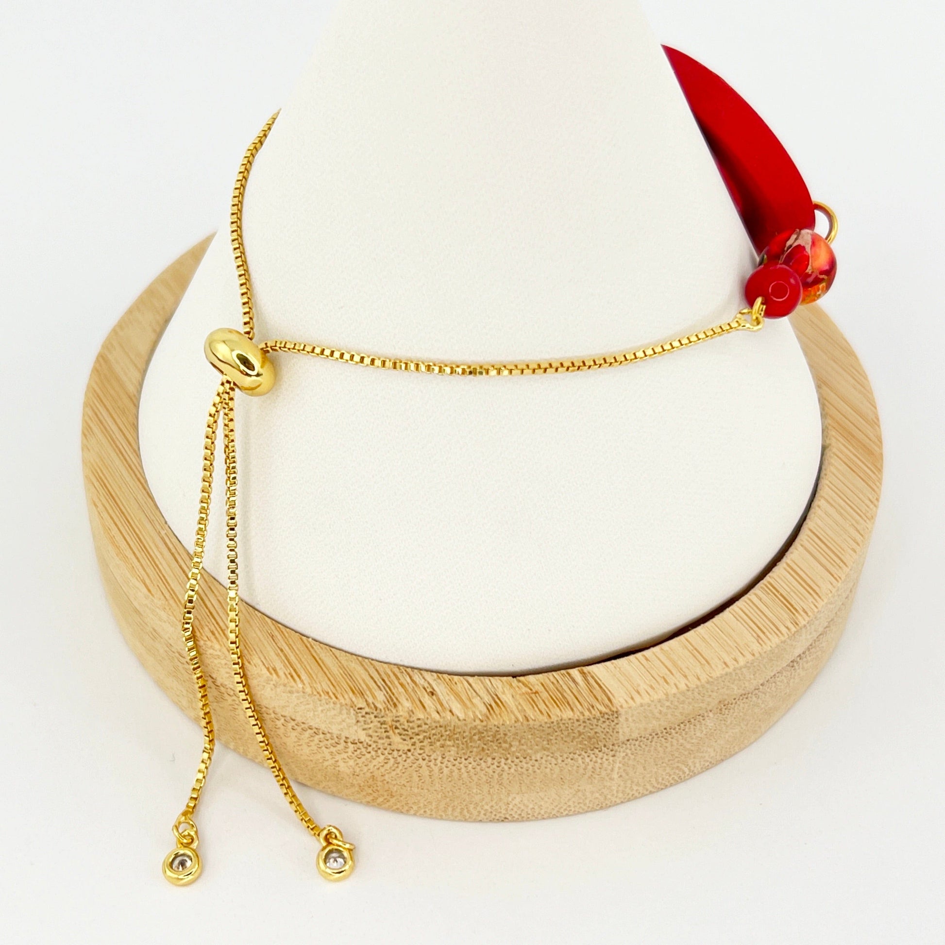 Bracelets Beaded Circle Adjustable Chain Bracelet