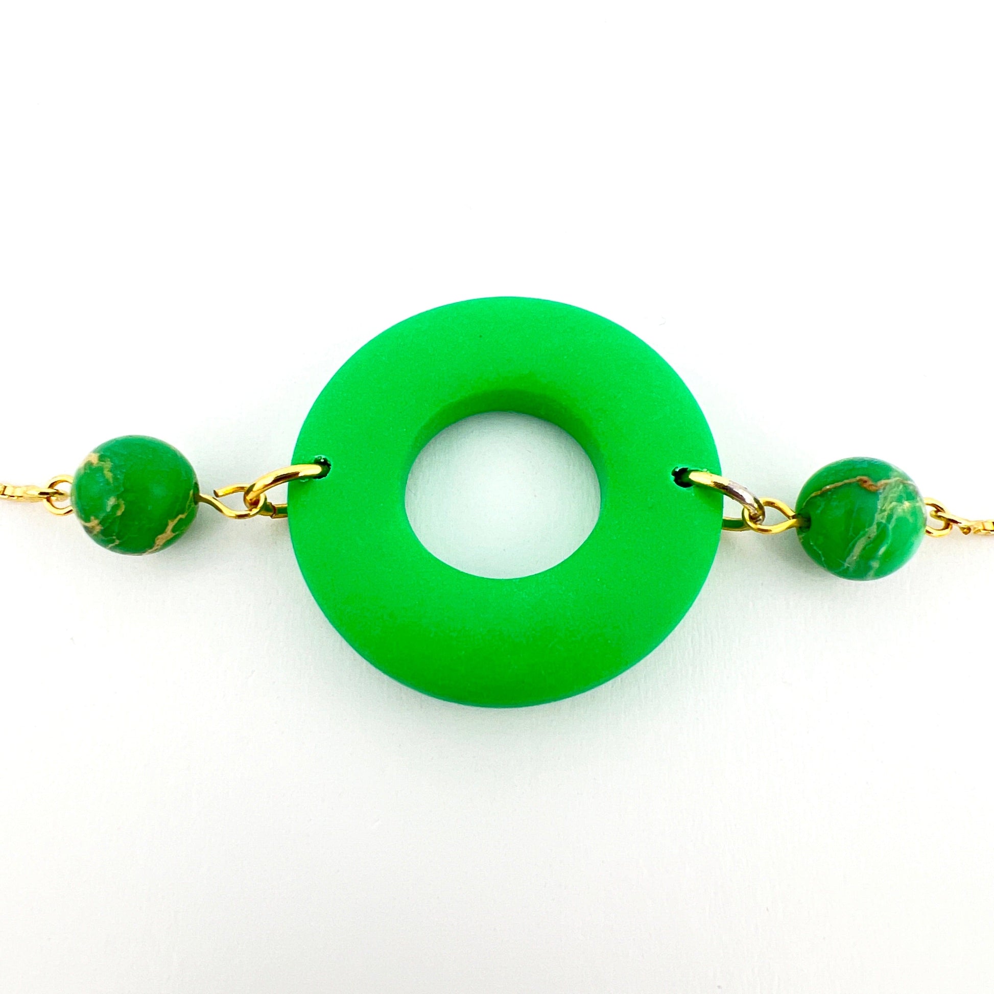 Bracelets Beaded Circle Adjustable Chain Bracelet