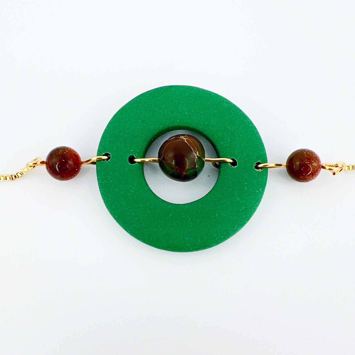 Bracelets Beaded Circle Adjustable Chain Bracelet