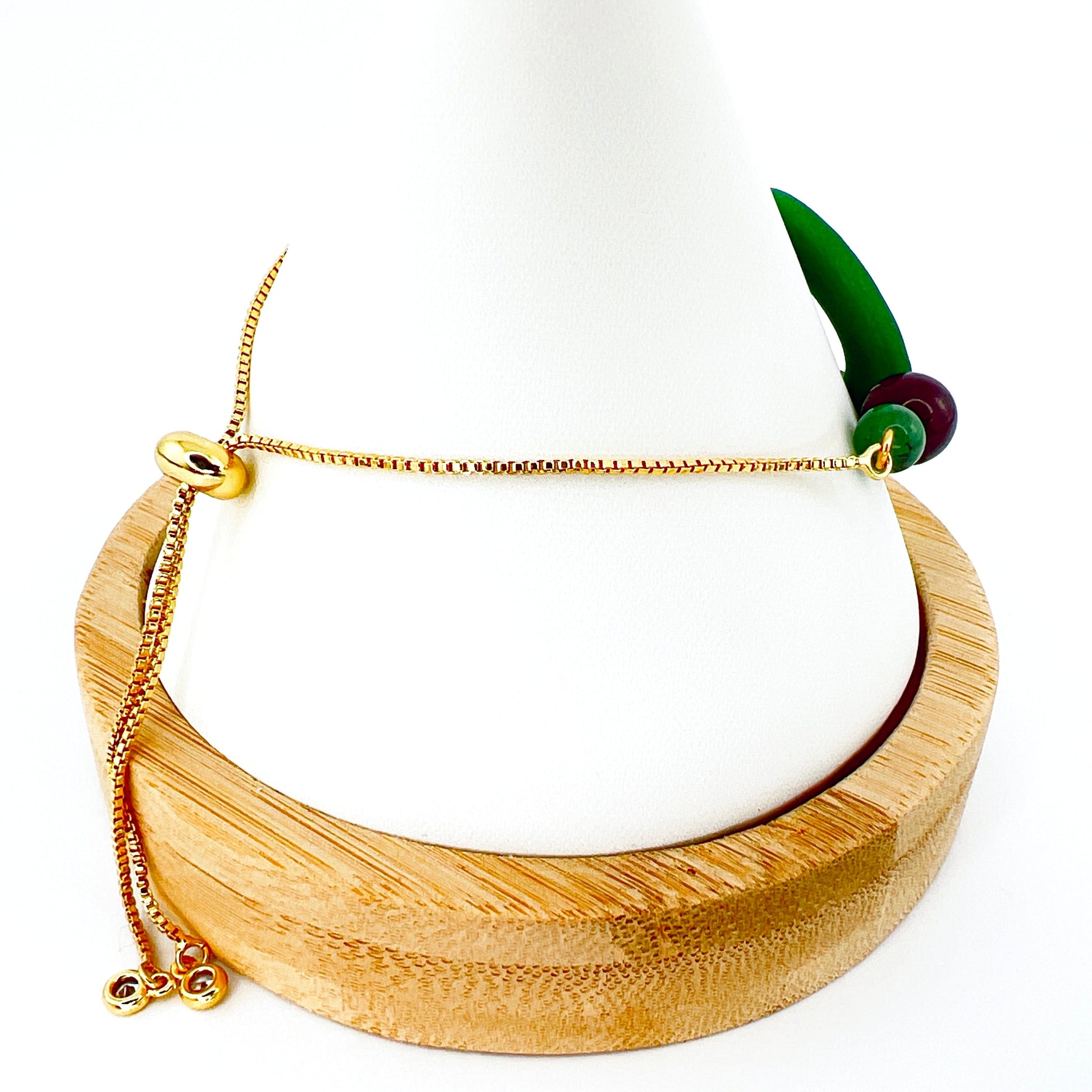 Bracelets Beaded Circle Adjustable Chain Bracelet
