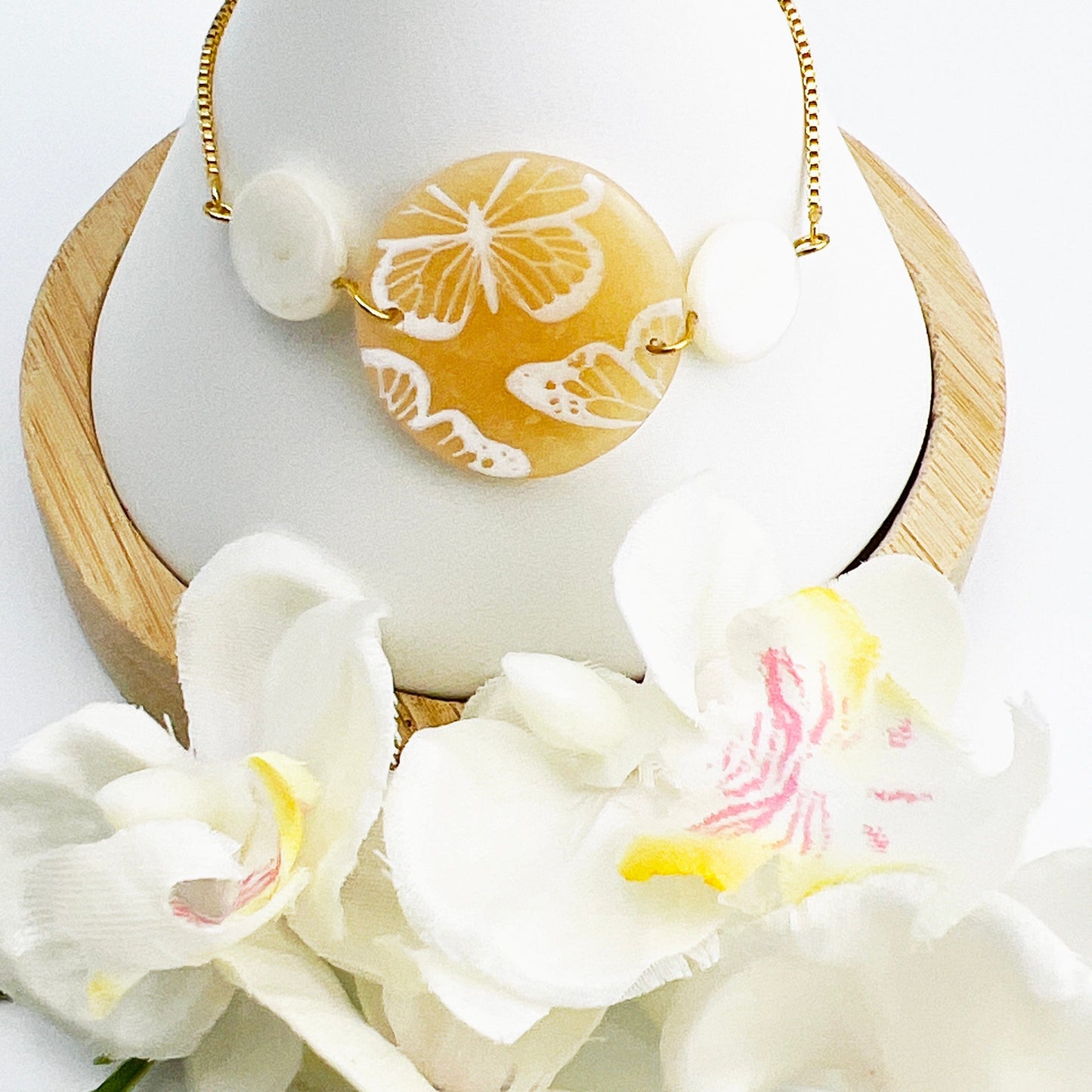 Bracelets Butterfly & Shell Adjustable Chain Bracelet