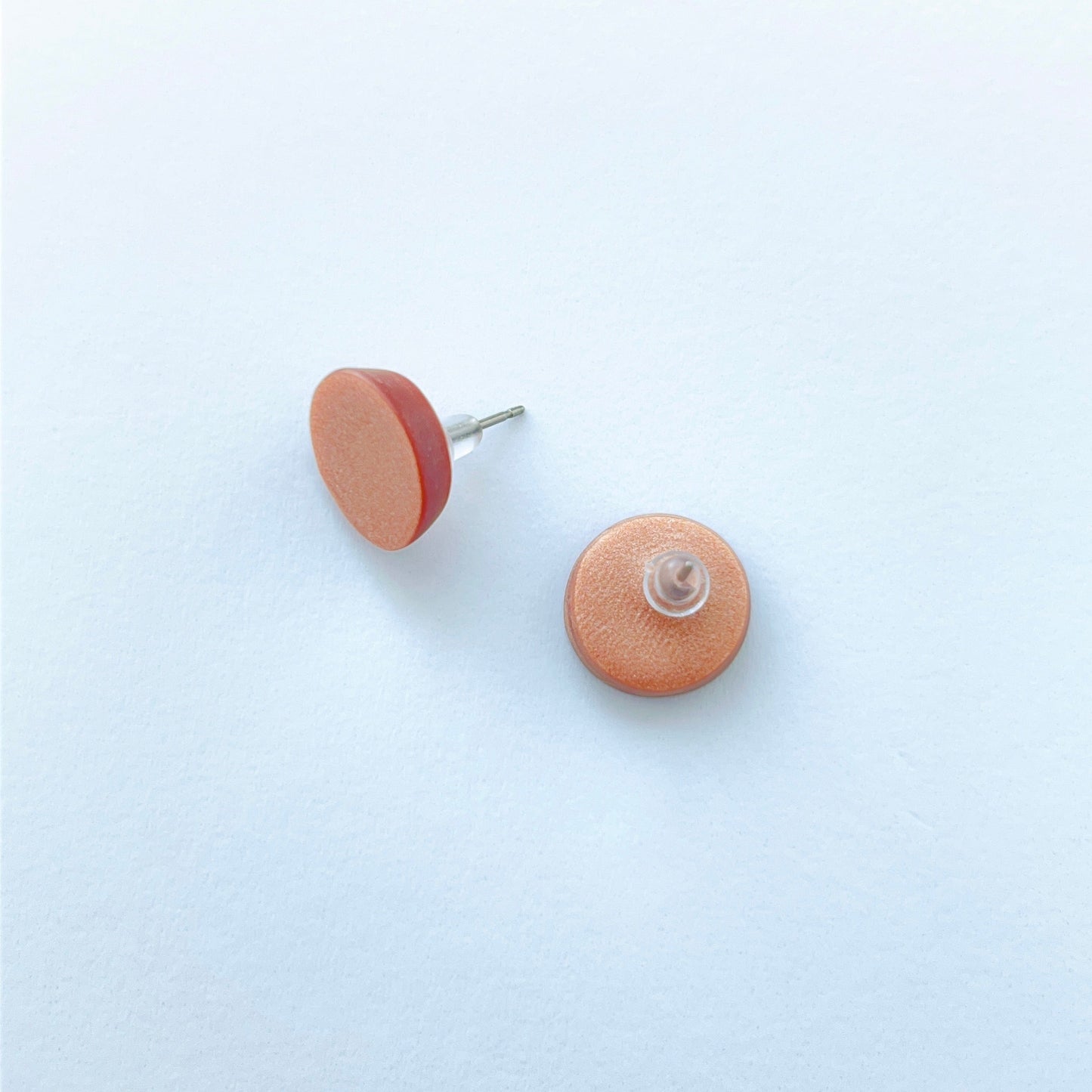 Earrings Copper Circle Stud Earrings
