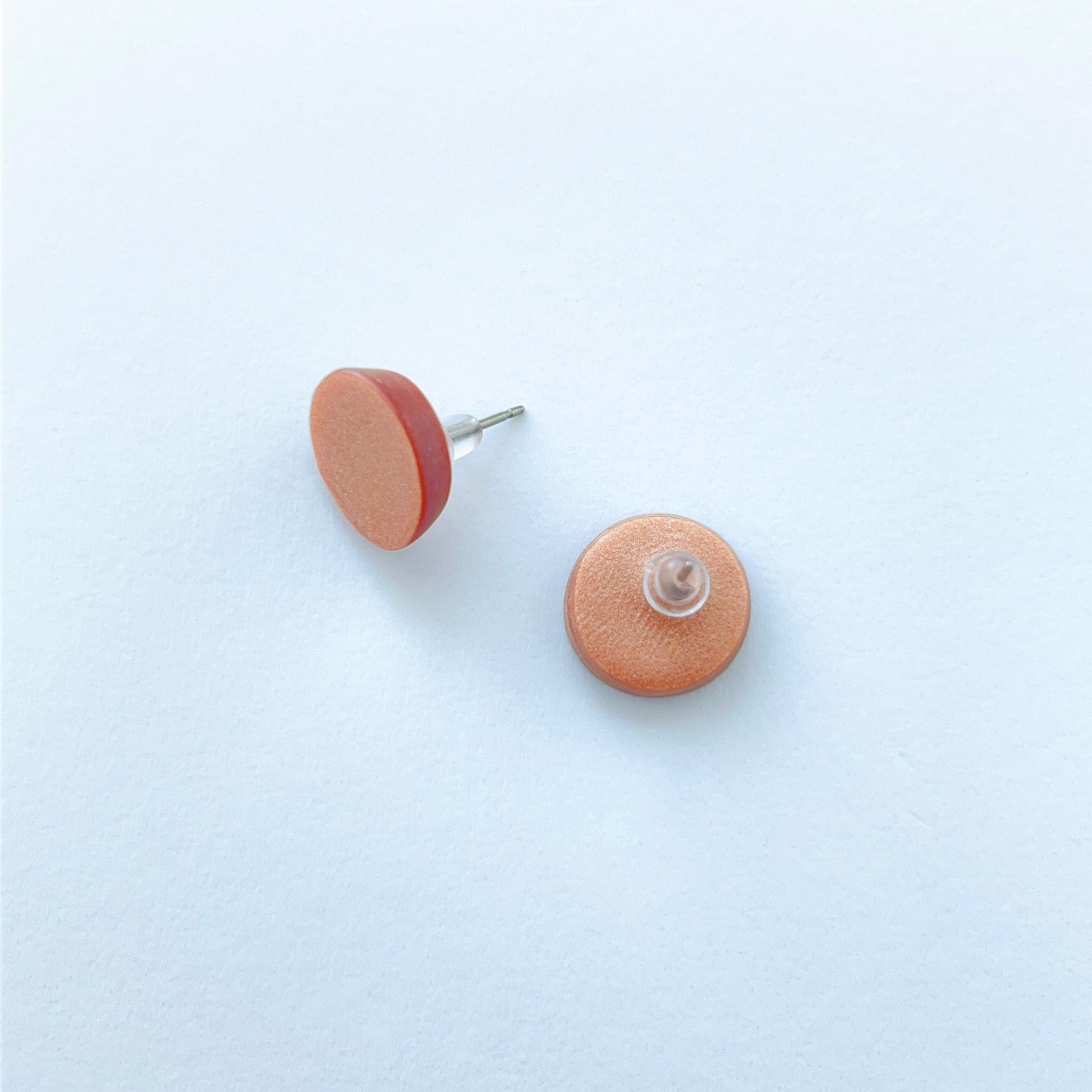 Earrings Copper Circle Stud Earrings