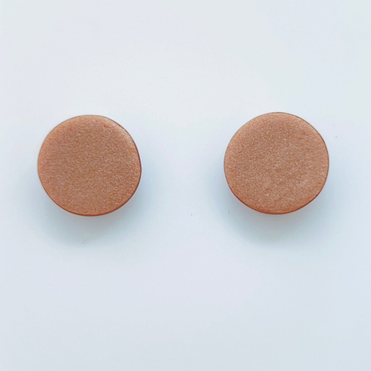 Earrings Copper Circle Stud Earrings
