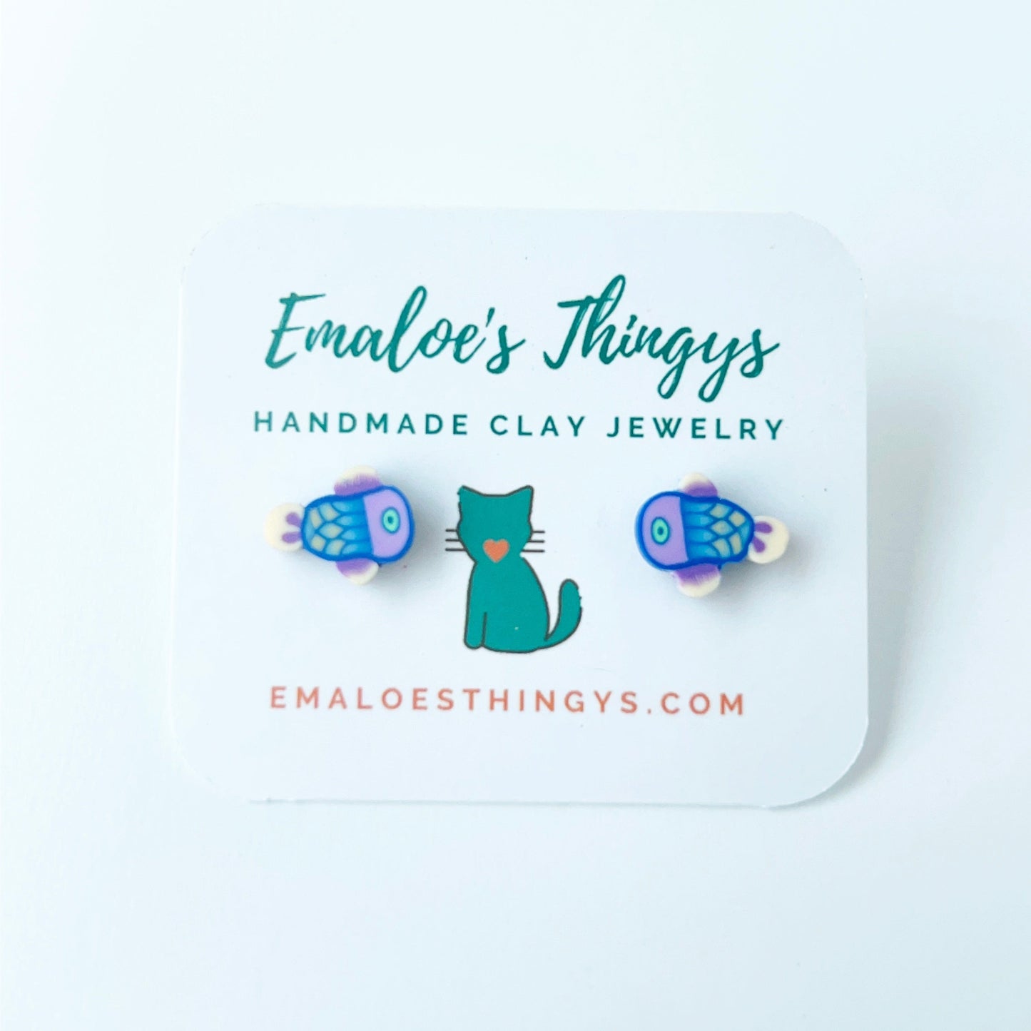 Earrings Fish Stud Earrings