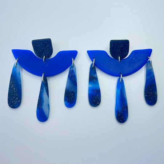 Earrings Midnight Galaxy Dangle Earrings