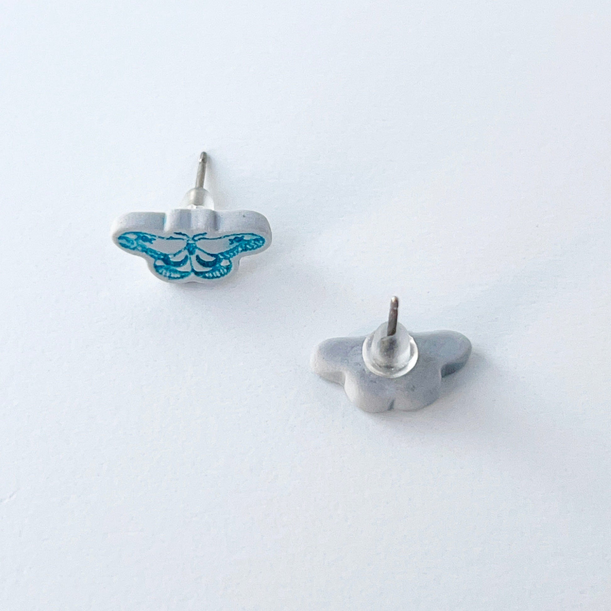Earrings Moth Stud Earrings