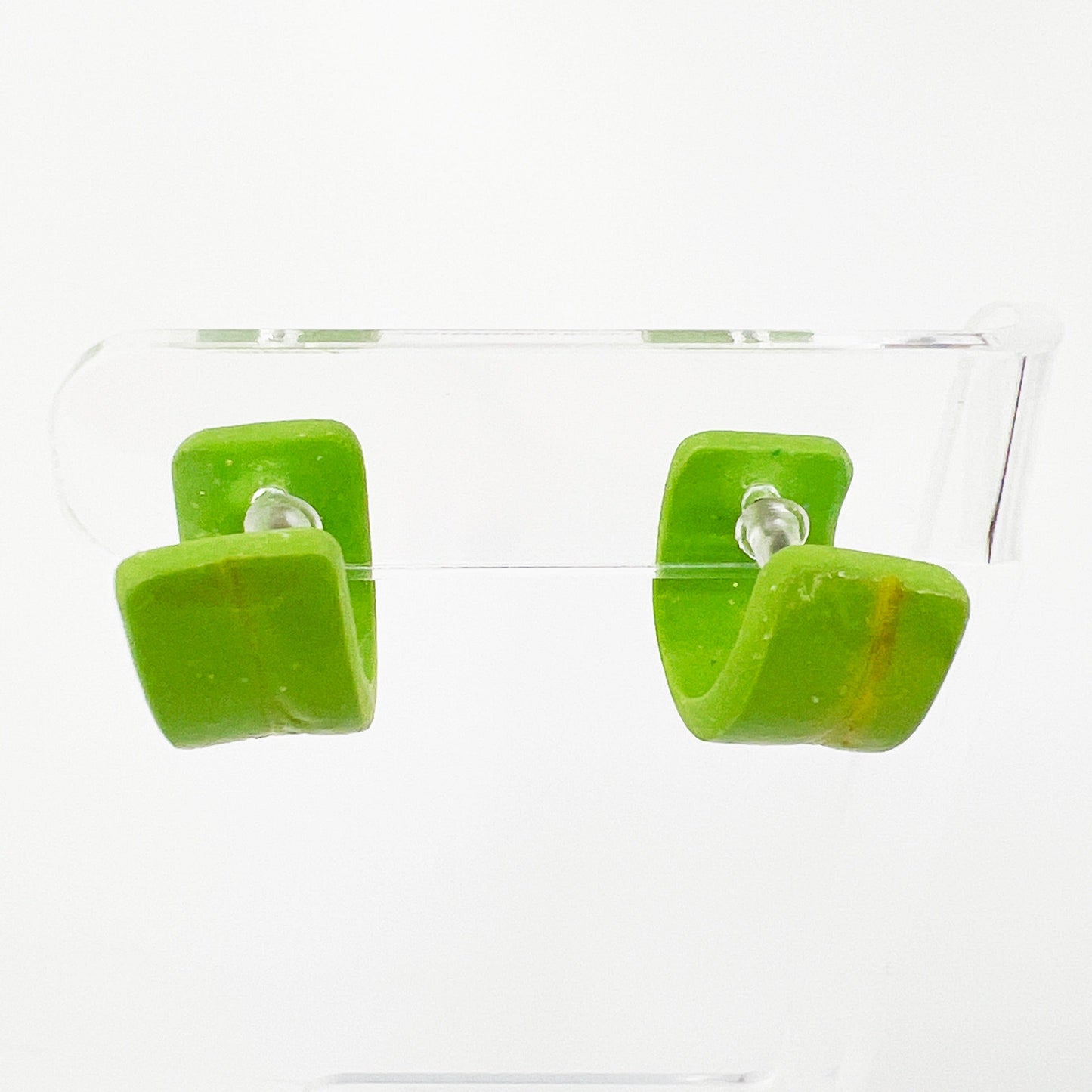 Earrings Rectangle Mini Hoops (Huggies)