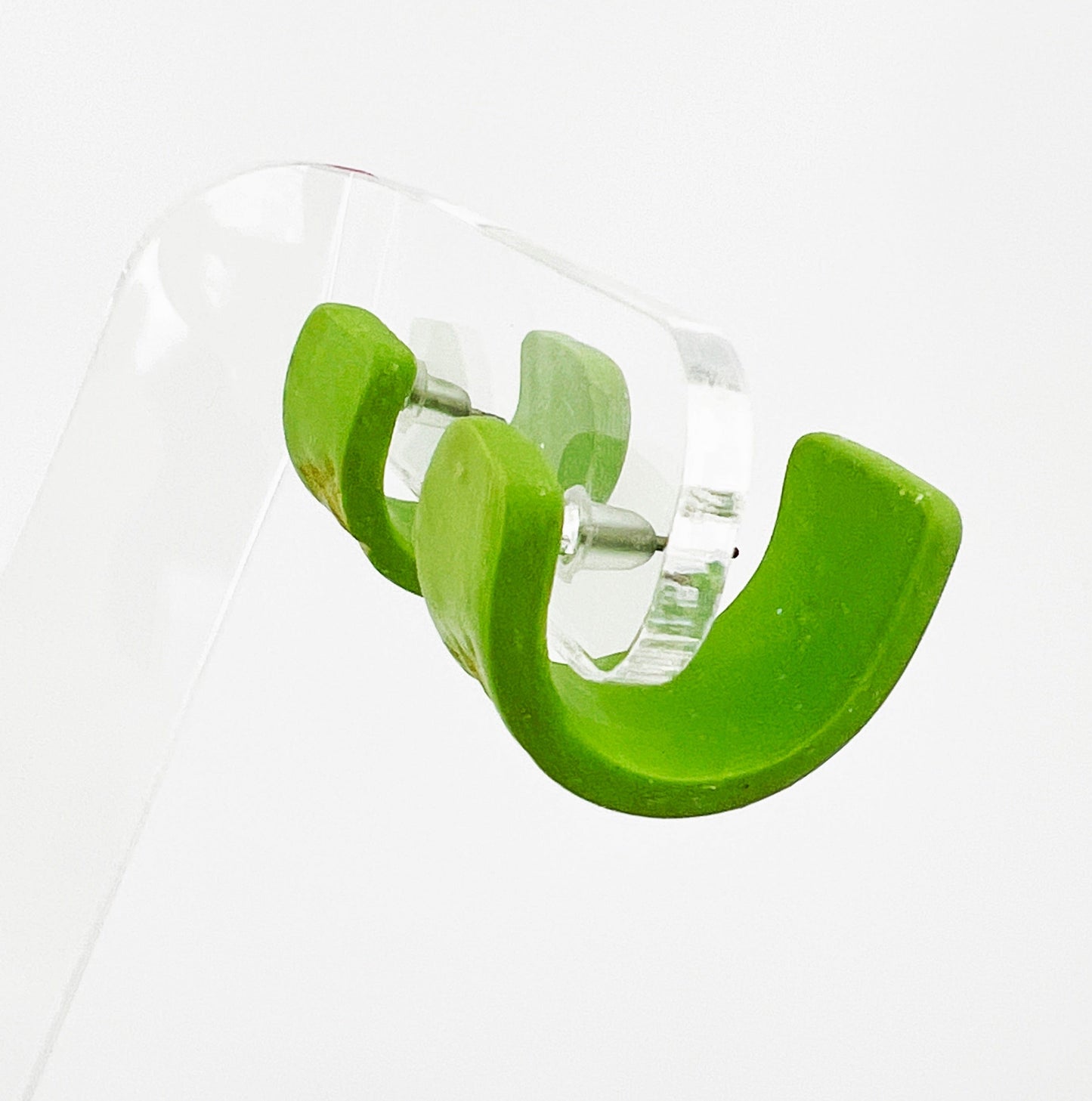 Earrings Rectangle Mini Hoops (Huggies)