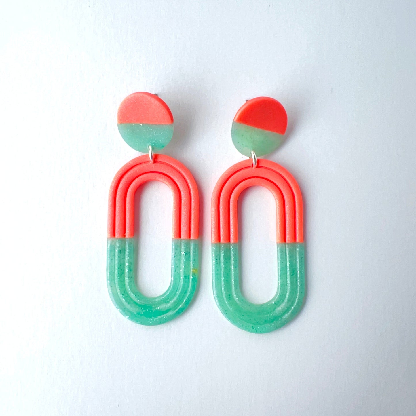 Earrings Retro Sherbet Polymer Clay Earrings