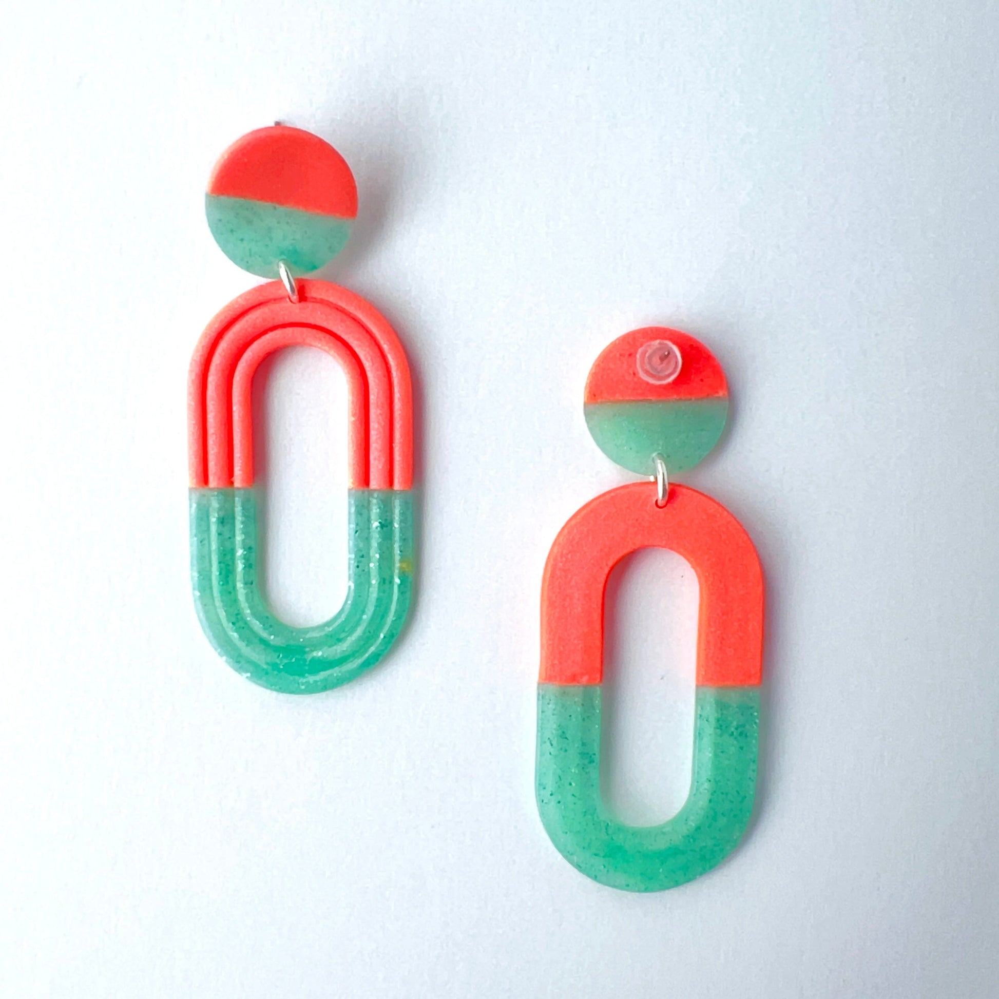 Earrings Retro Sherbet Polymer Clay Earrings