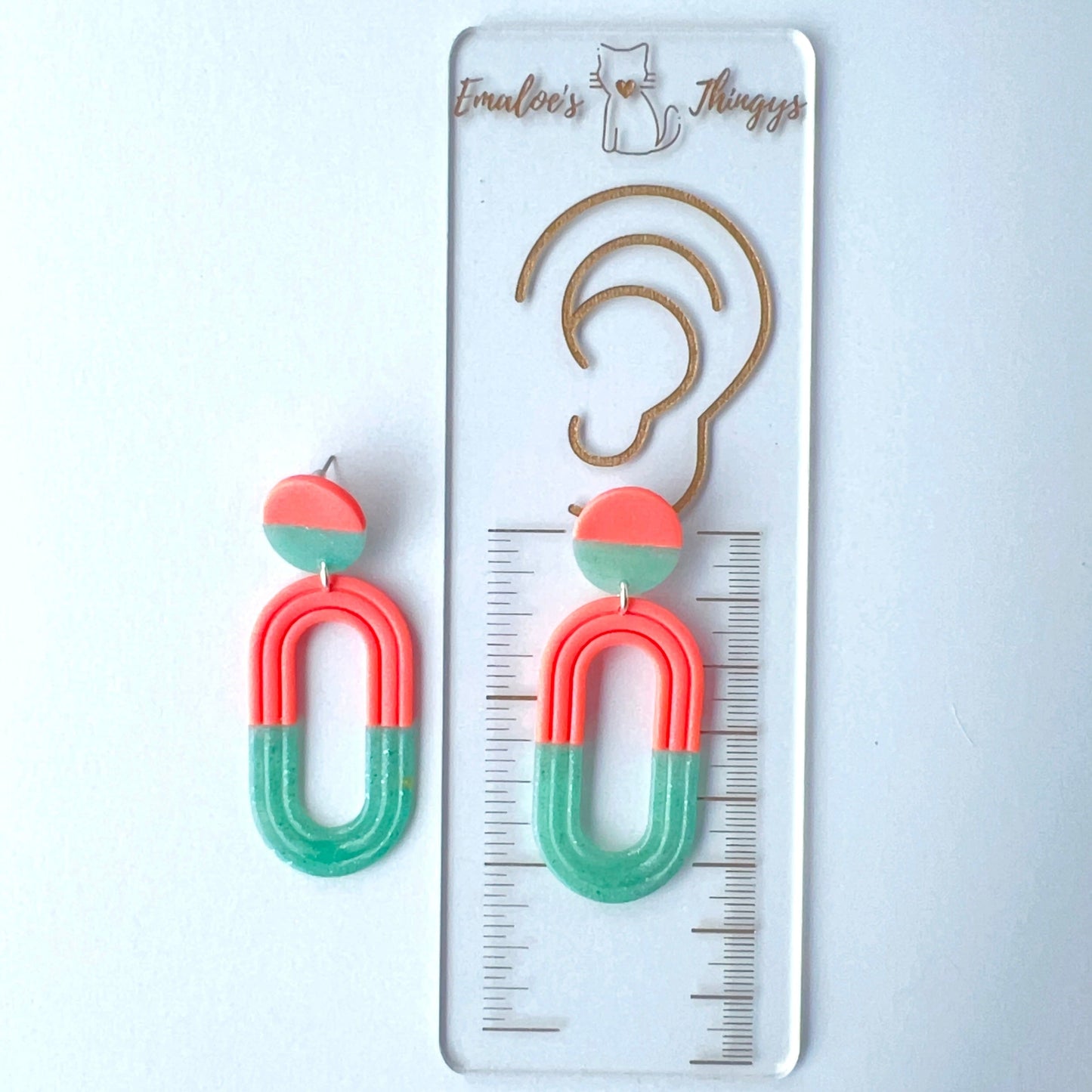 Earrings Retro Sherbet Polymer Clay Earrings