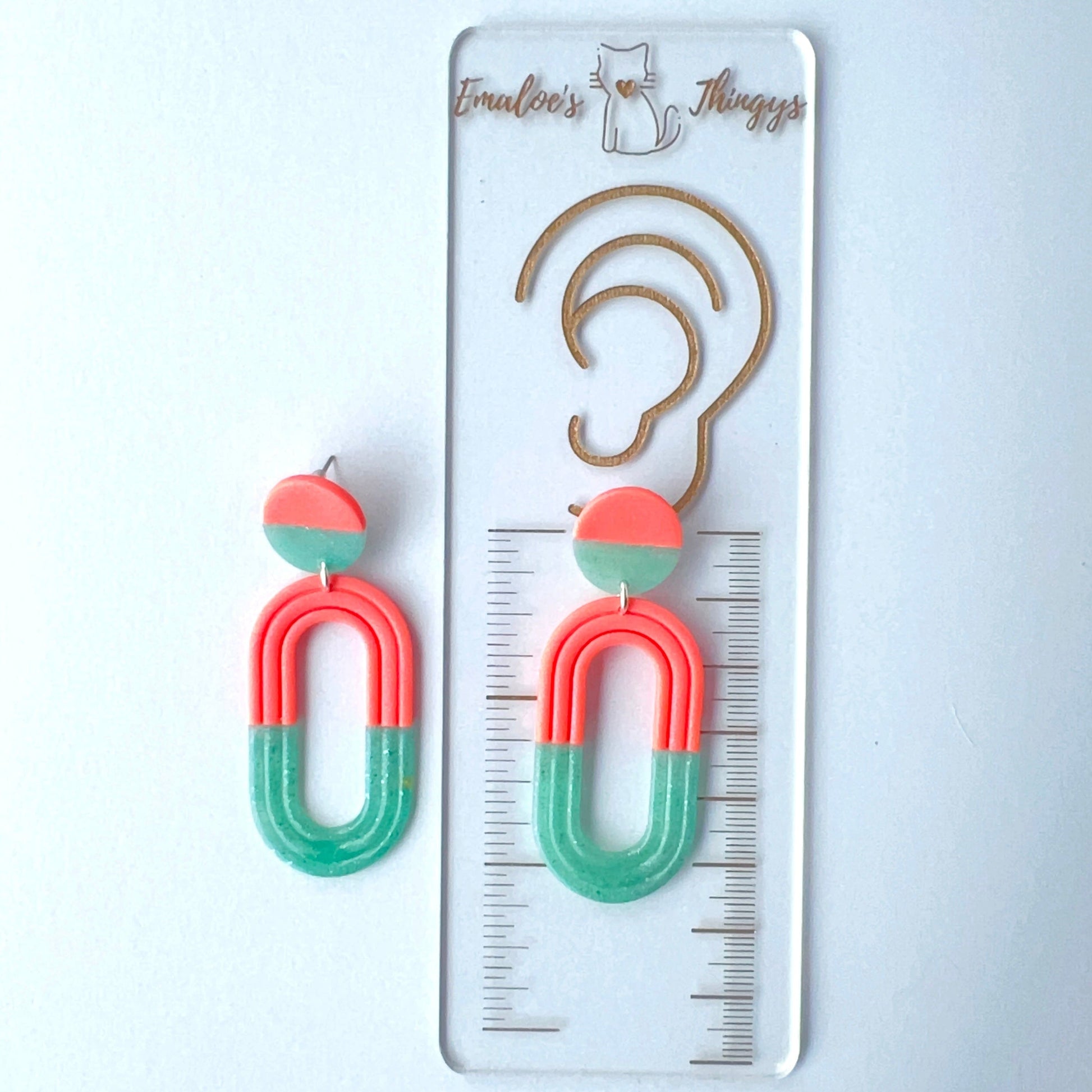 Earrings Retro Sherbet Polymer Clay Earrings