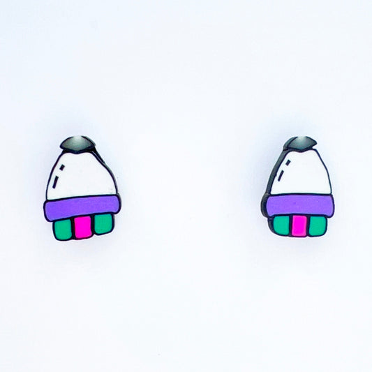 Earrings Rocket Ship Stud Earrings