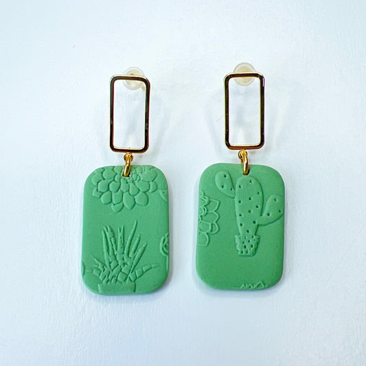 Earrings Succulent Garden Dangle Earrings