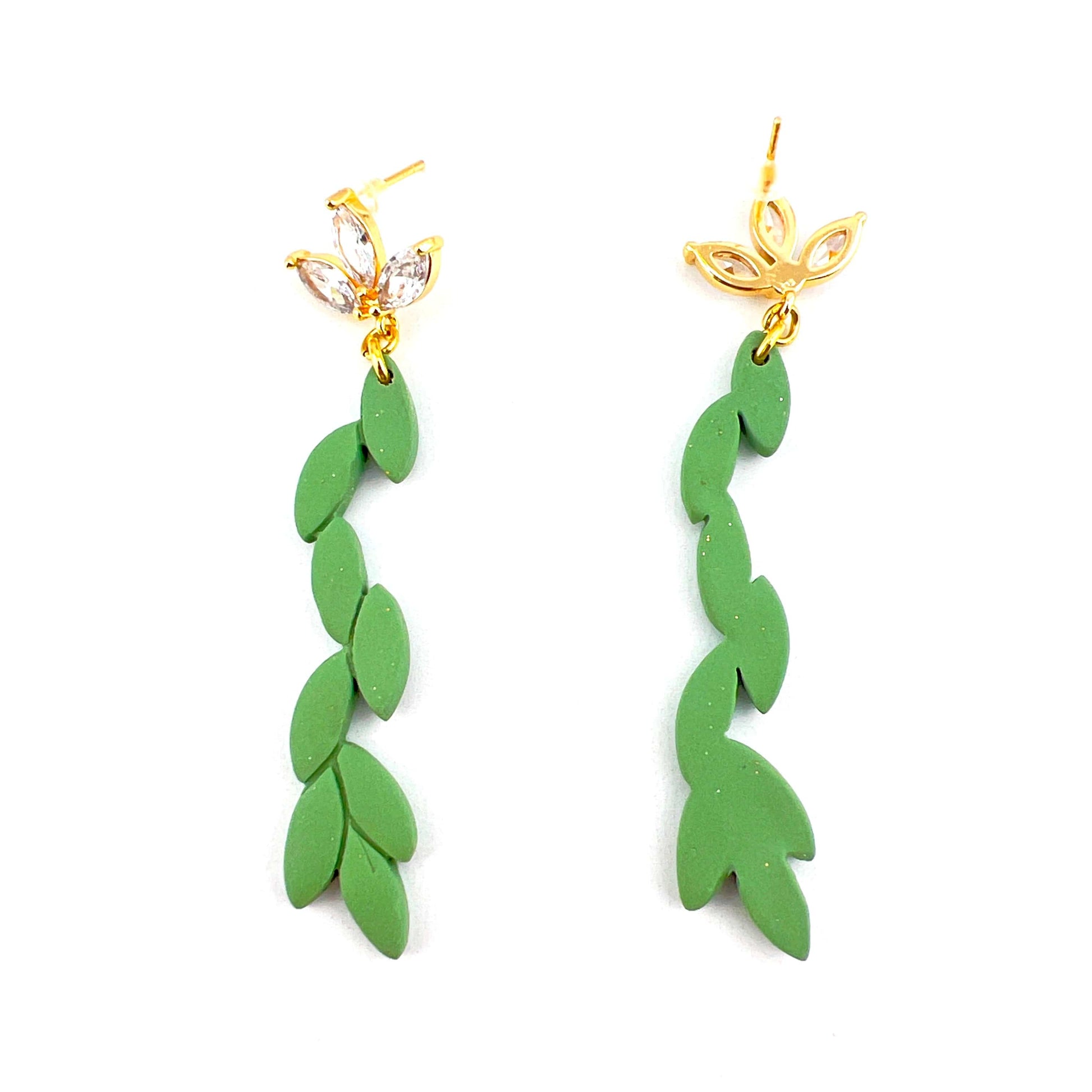 Green Vine Earrings