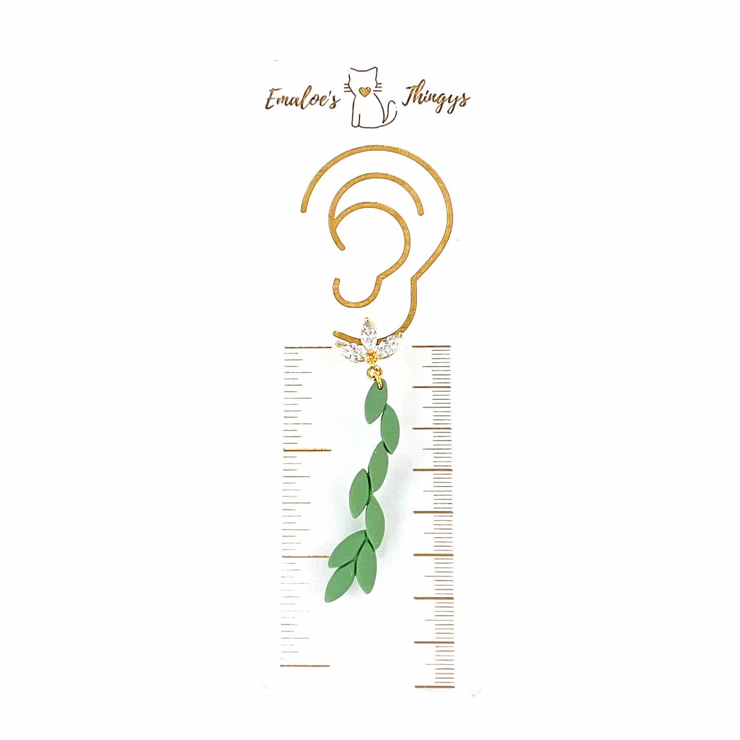 Green Vine Earrings