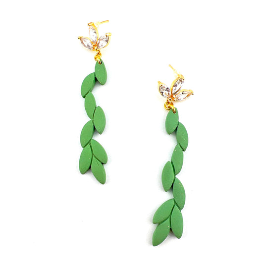Green Vine Earrings