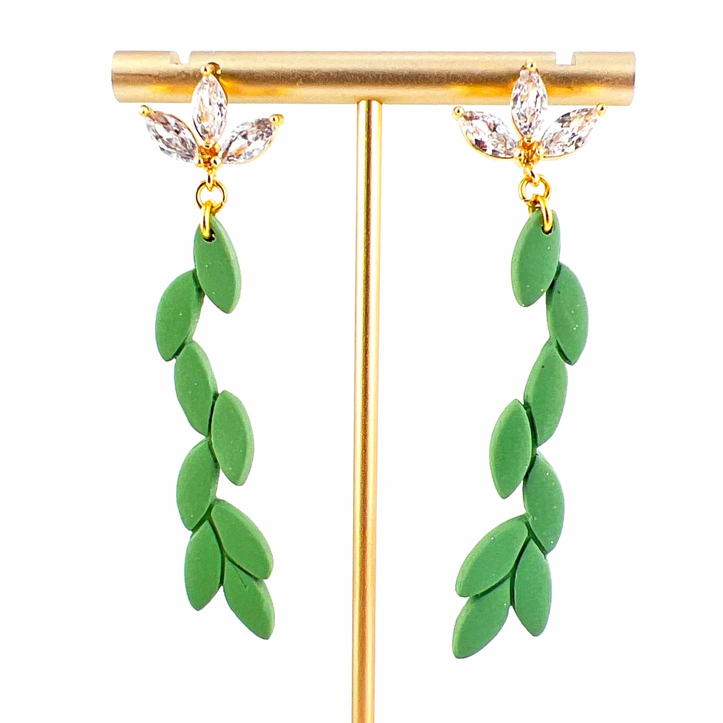 Green Vine Earrings