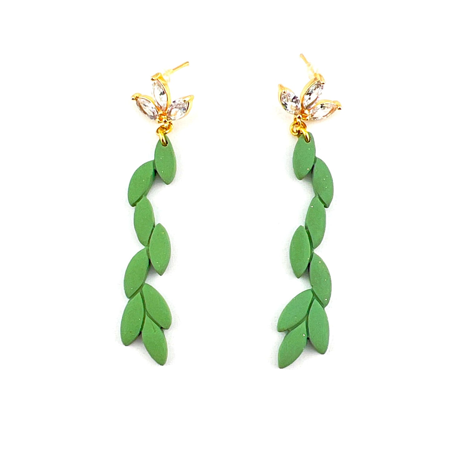 Green Vine Earrings