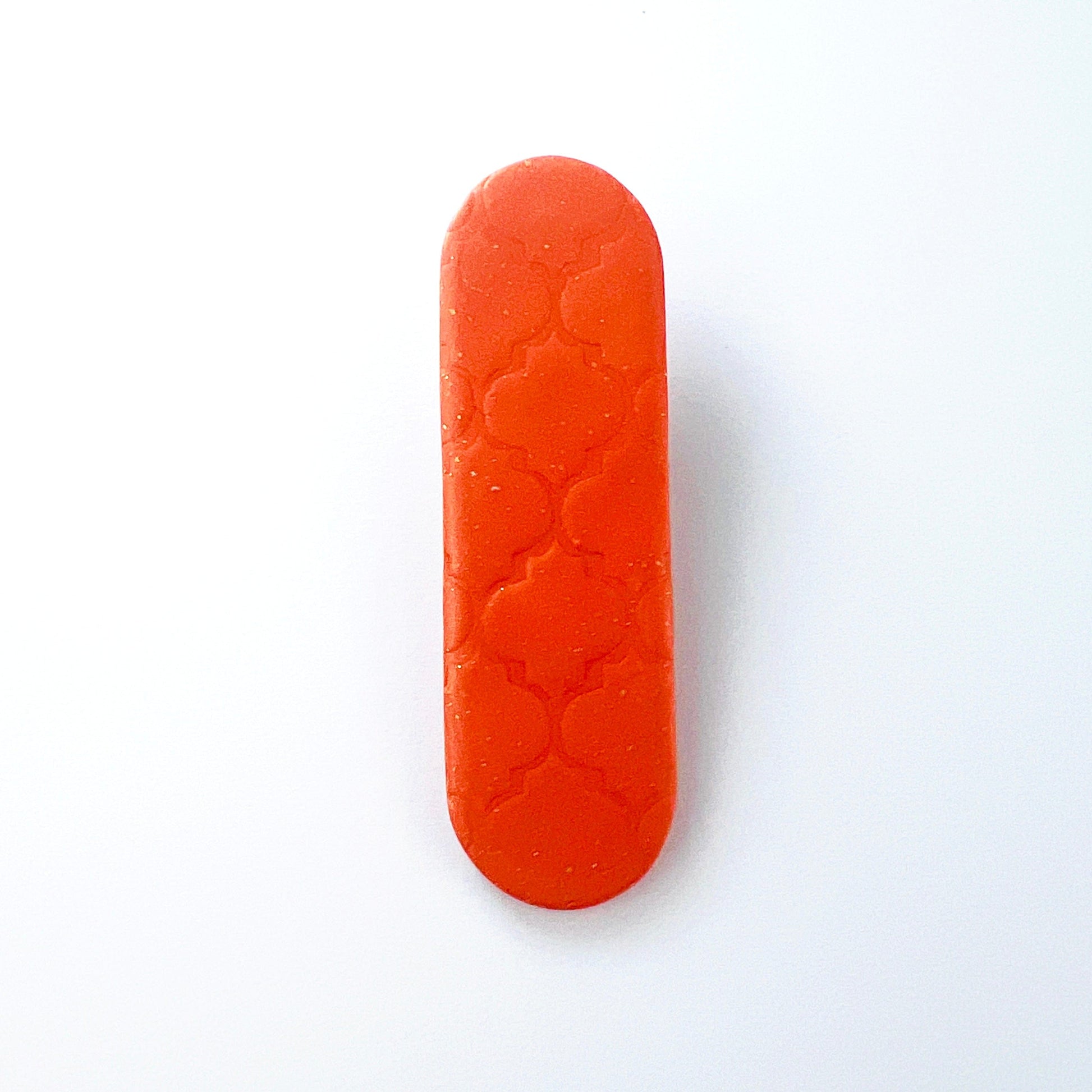 Hair Clip Orange Moroccan Oval Hair Clips