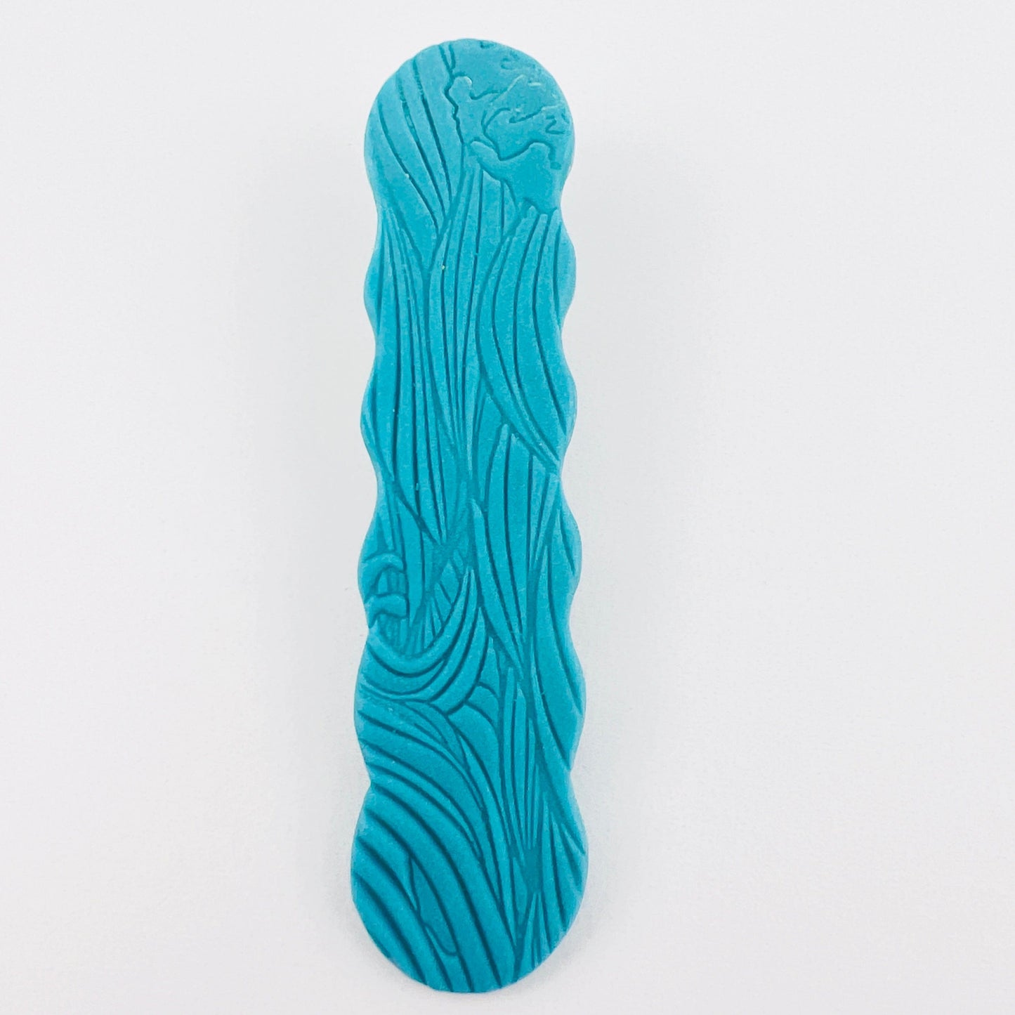 Hair Clip Blue Lagoon Waves Scalloped Hair Clips