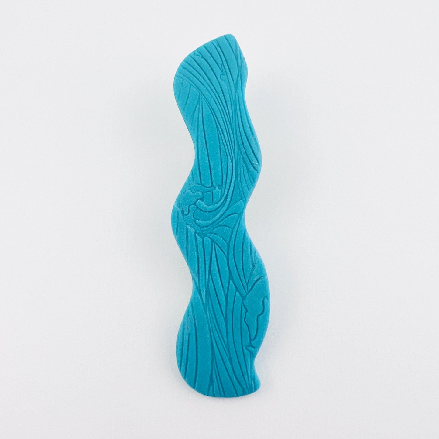 Hair Clip Blue Lagoon Waves Squiggle Hair Clips