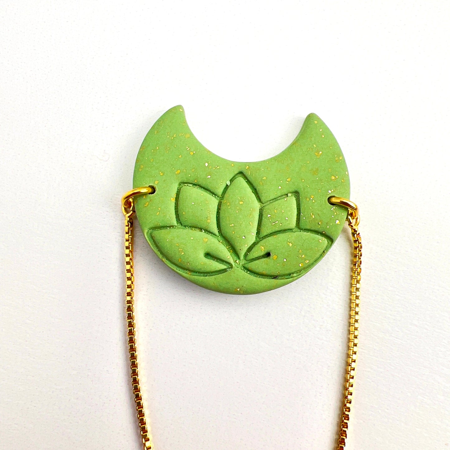Lotus Moon Adjustable Chain Bracelet