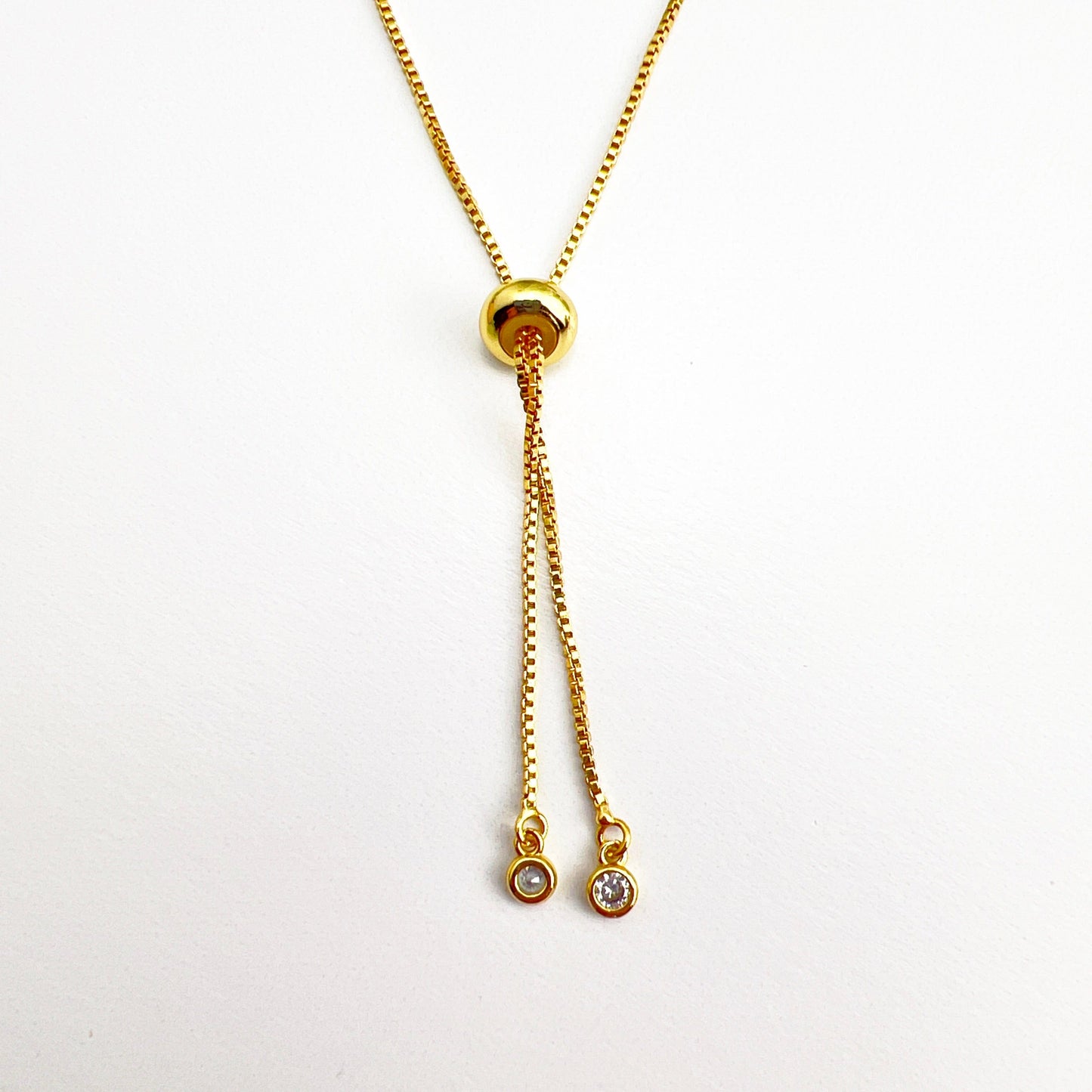 Lotus Moon Adjustable Chain Bracelet