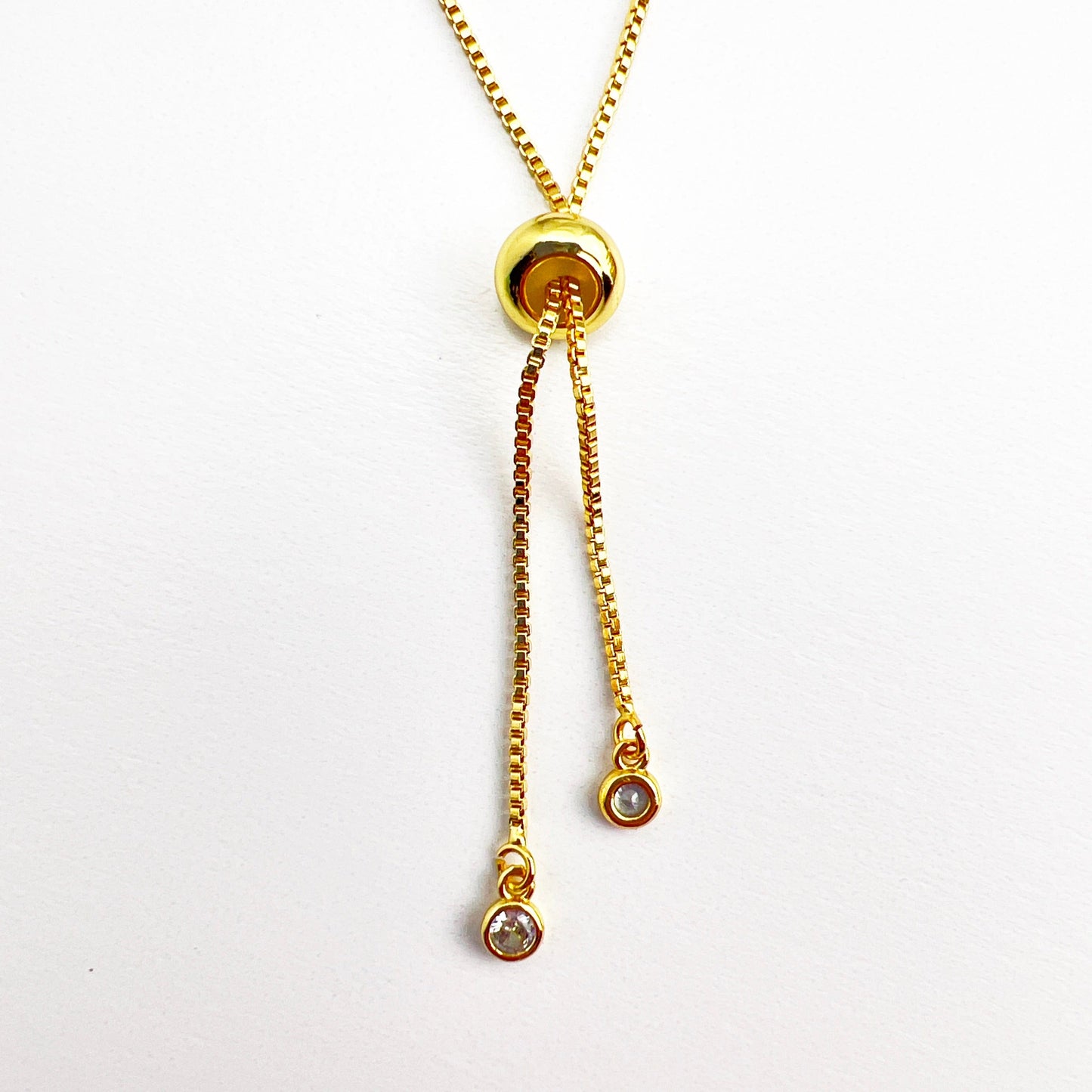 Lotus Moon Adjustable Chain Bracelet