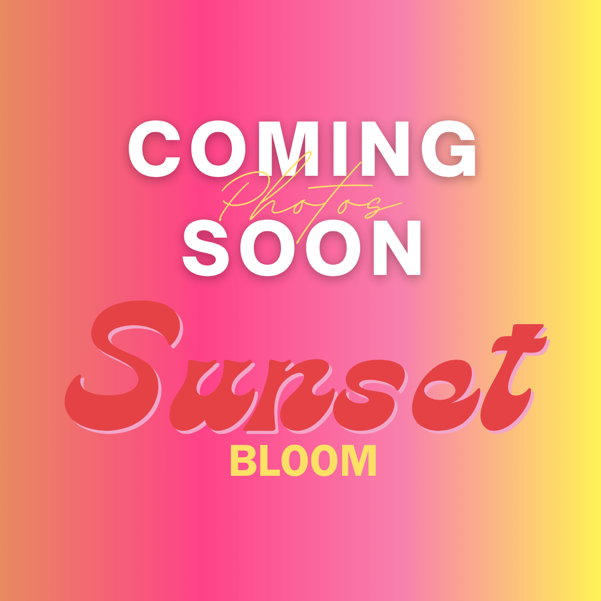 Magnets Sunset Bloom Mini Beaded Flower Bouquet MAGNET | Emaloe's Thingys