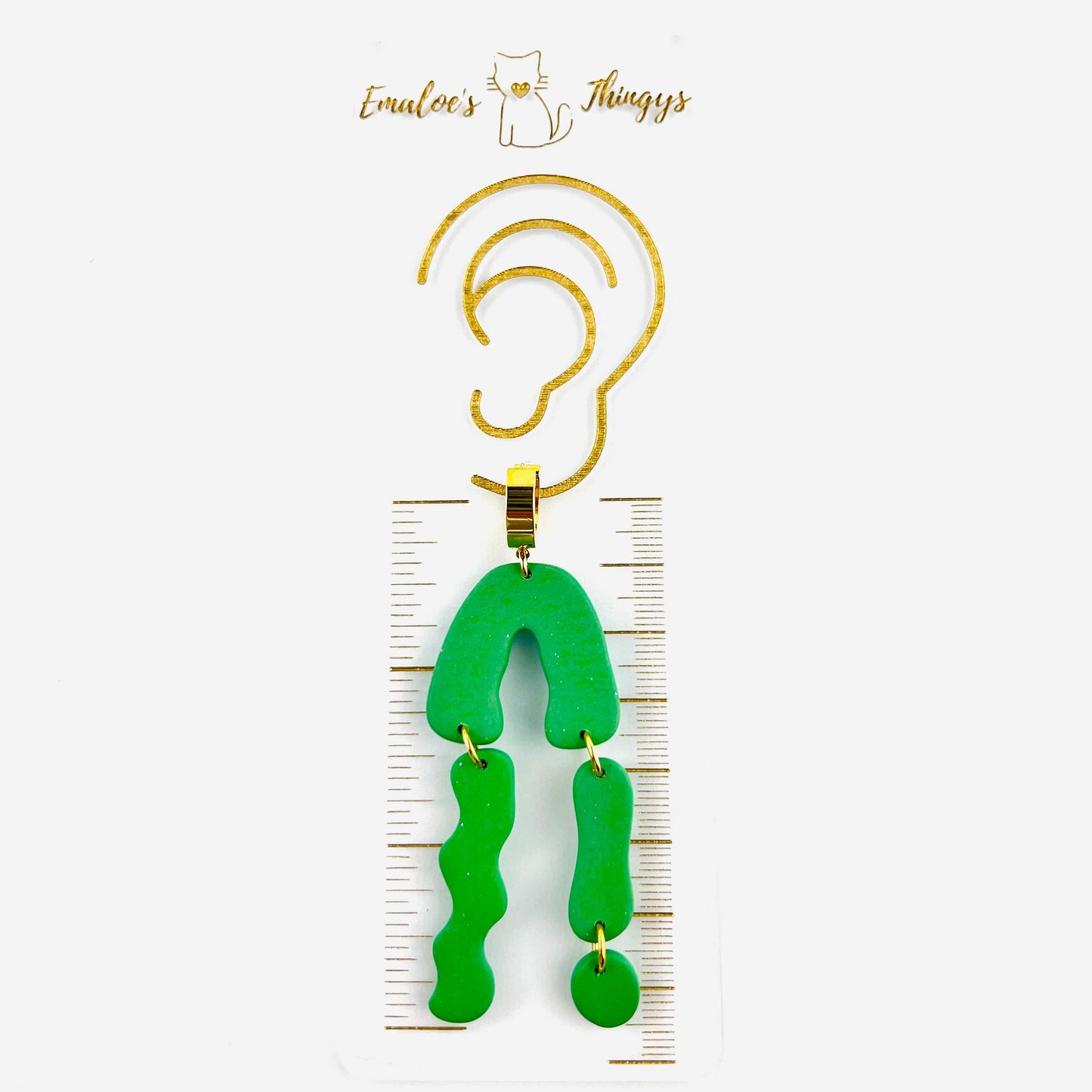 Squiggle Arch Earrings