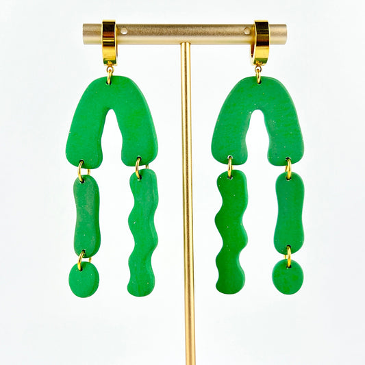Squiggle Arch Earrings
