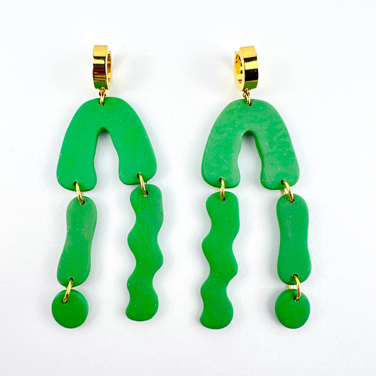 Squiggle Arch Earrings