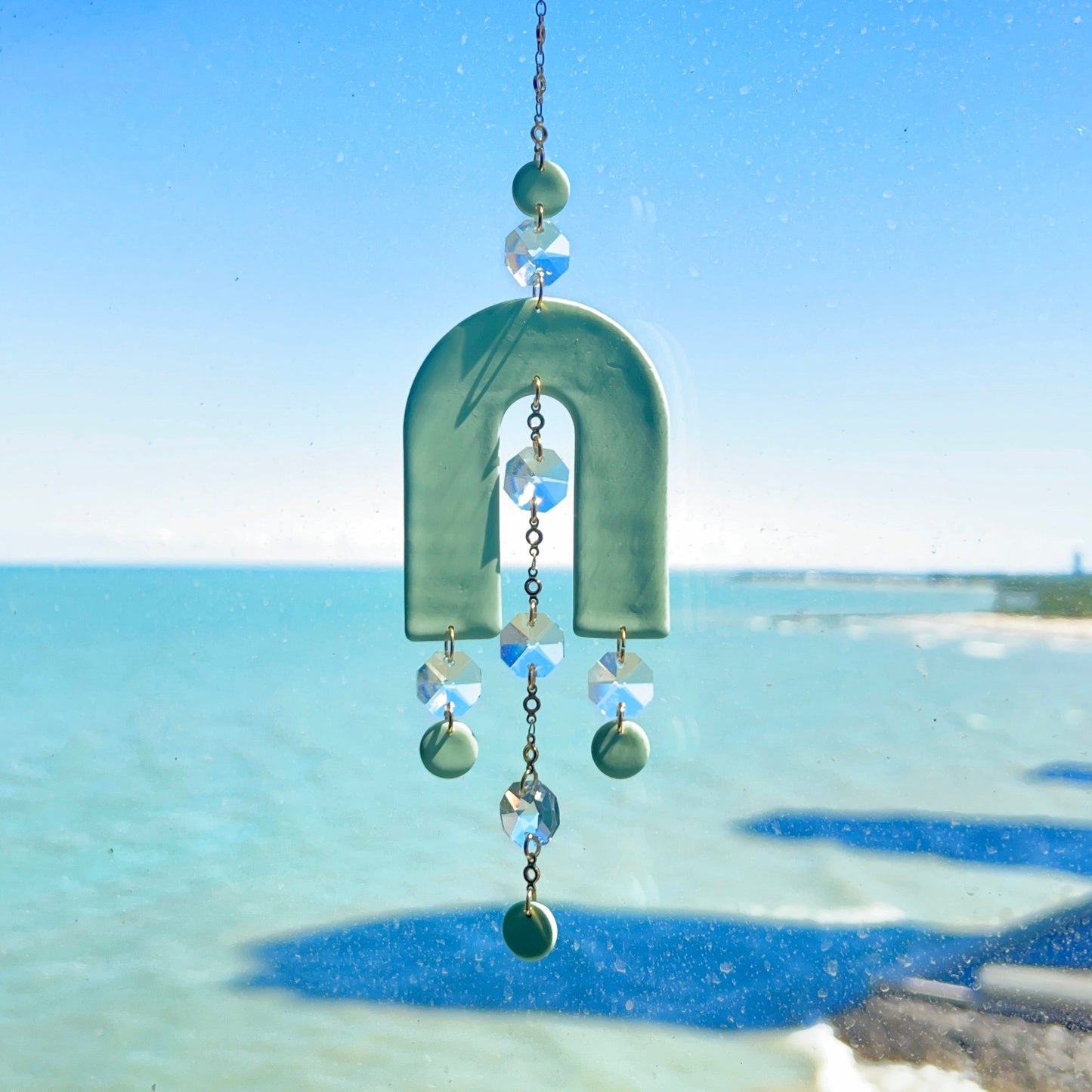 Suncatchers Pale Green Arch (U) Suncatcher