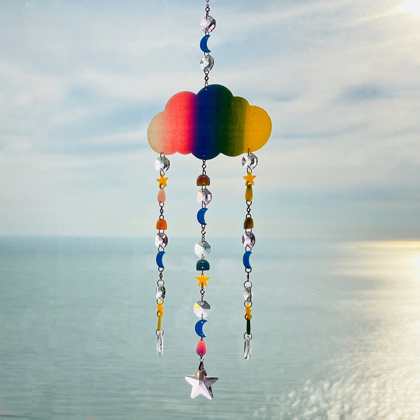 Suncatchers Cloud Solar Glow Suncatcher