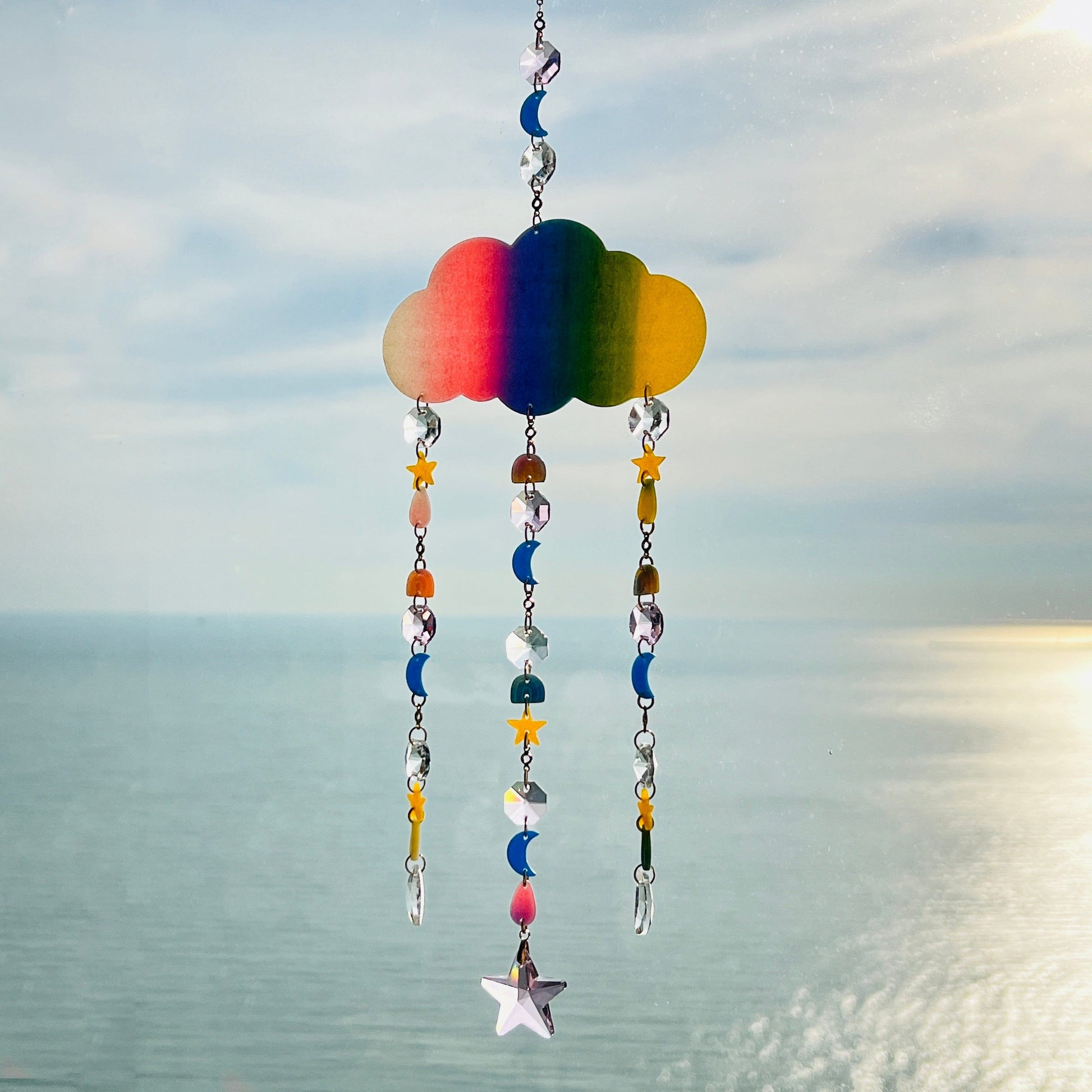 Suncatchers Cloud Solar Glow Suncatcher
