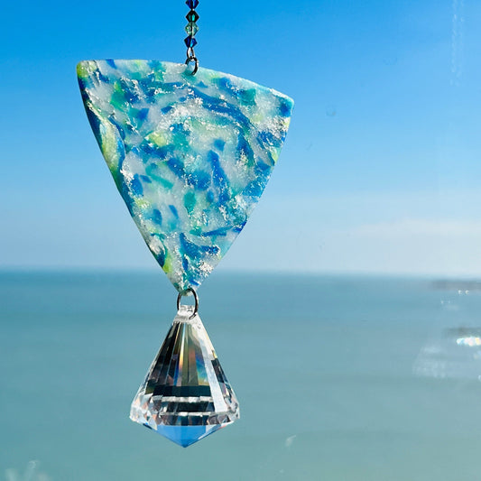 Suncatchers Curved Triangle Suncatcher