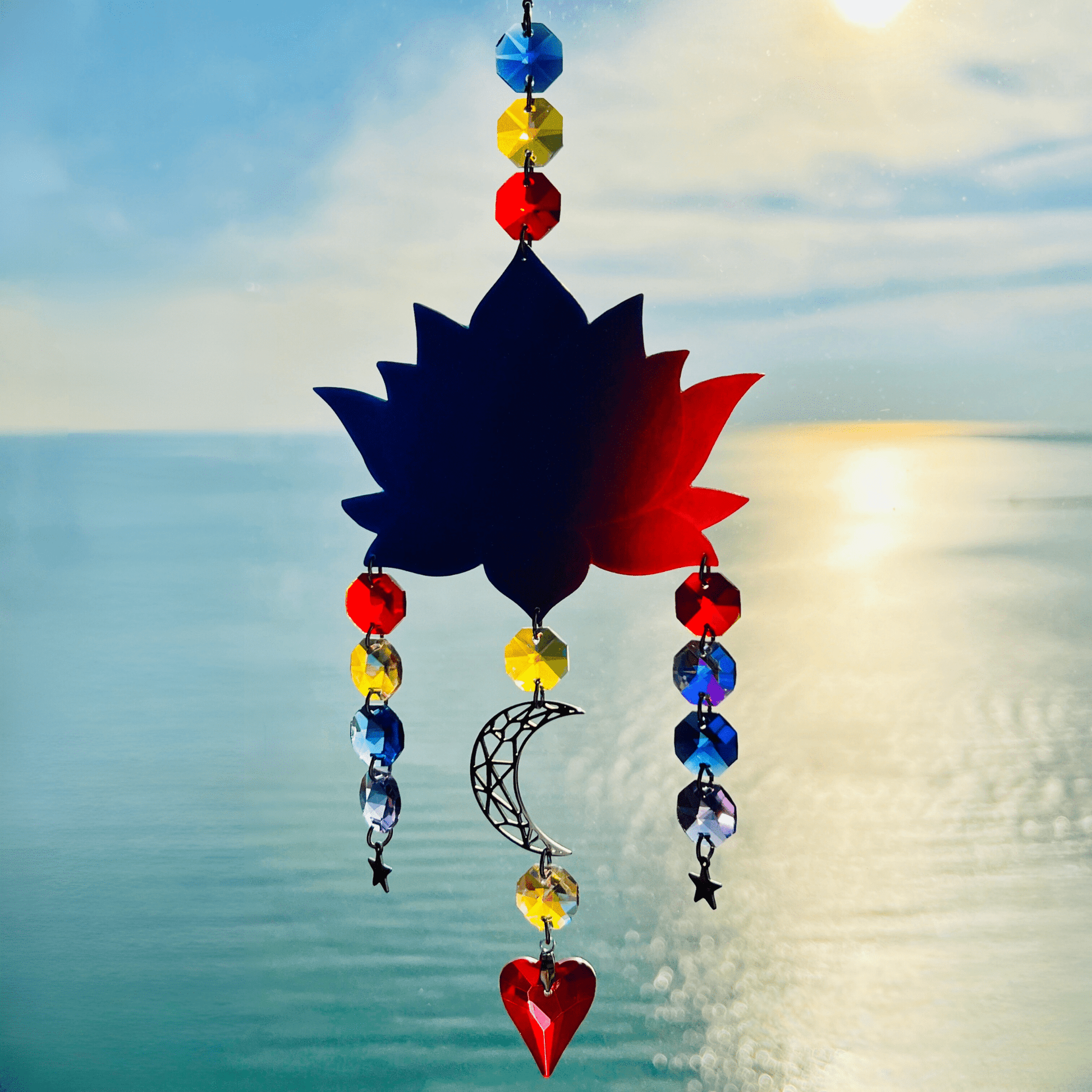 Suncatchers Lotus Solar Glow Suncatcher