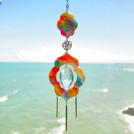 Suncatchers Moroccan Tile Cutout Suncatcher - Artisan Window Decor