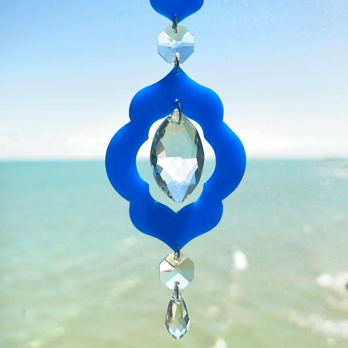 Suncatchers Moroccan Tile Cutout Suncatcher - Artisan Window Decor