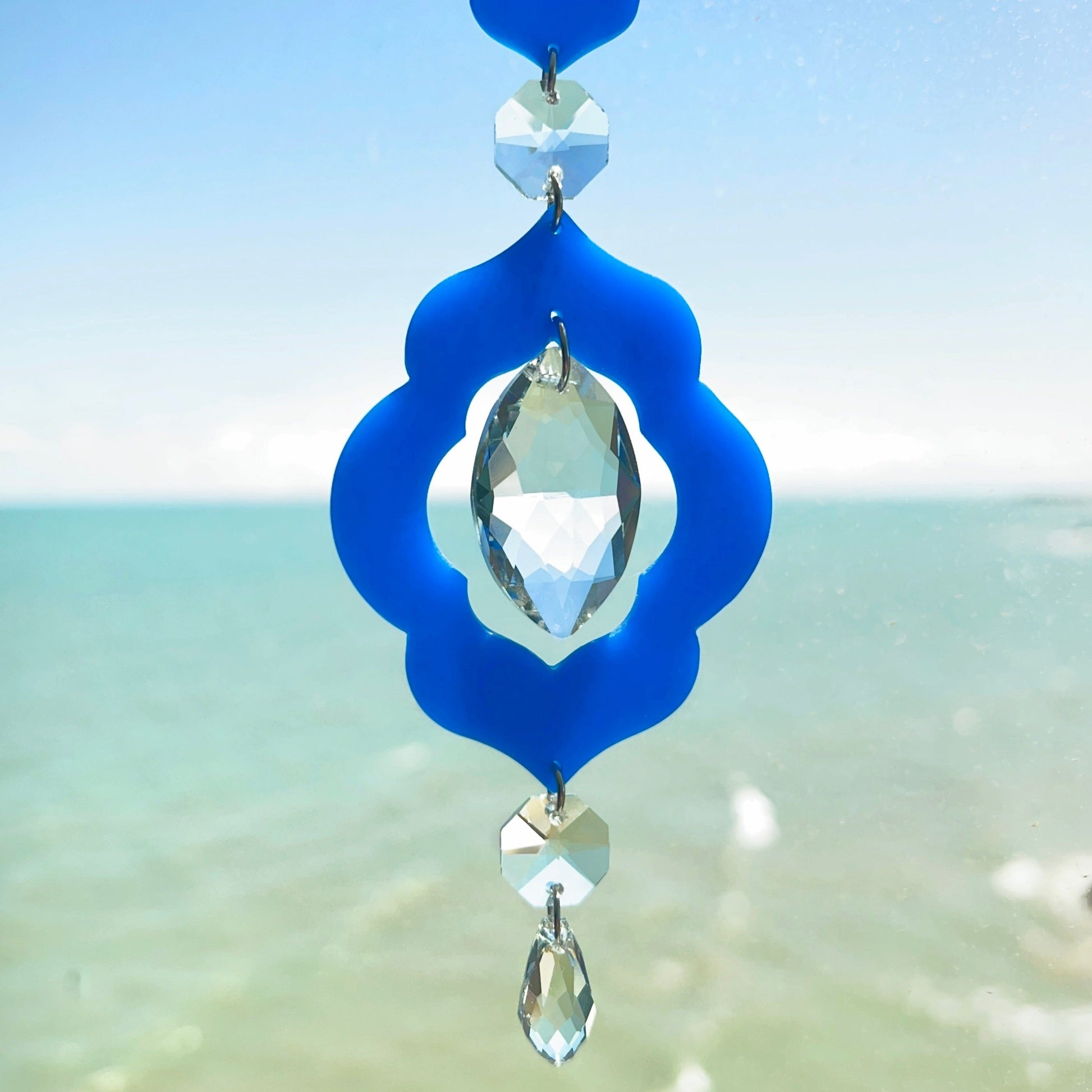 Suncatchers Moroccan Tile Cutout Suncatcher - Artisan Window Decor