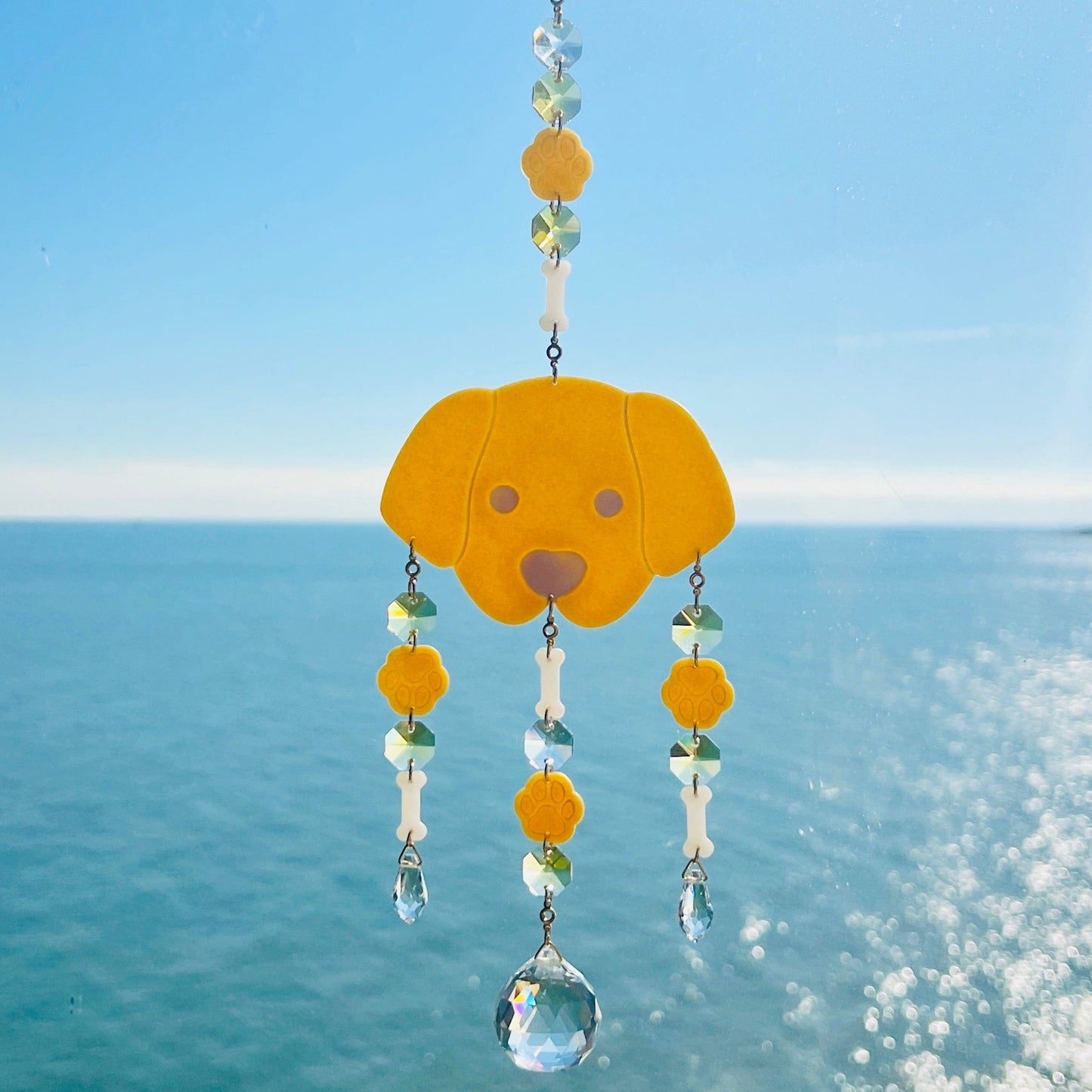 Suncatchers Golden Puppy Dog Suncatcher
